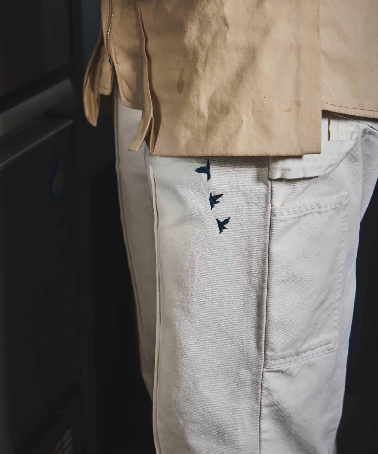 x harlow SCOOPER'S UNIFORM / LES HALLES PAINTER / CREAM