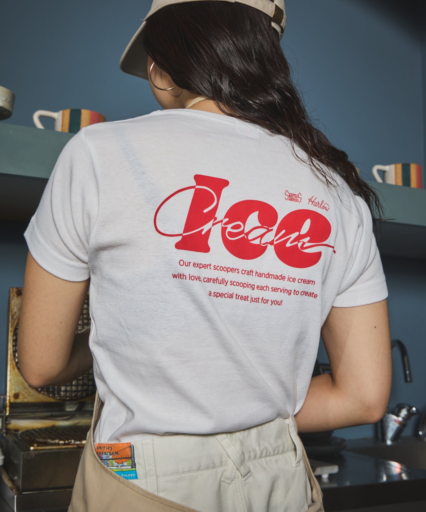 x harlow SCOOPER'S UNIFORM / CREW TEE