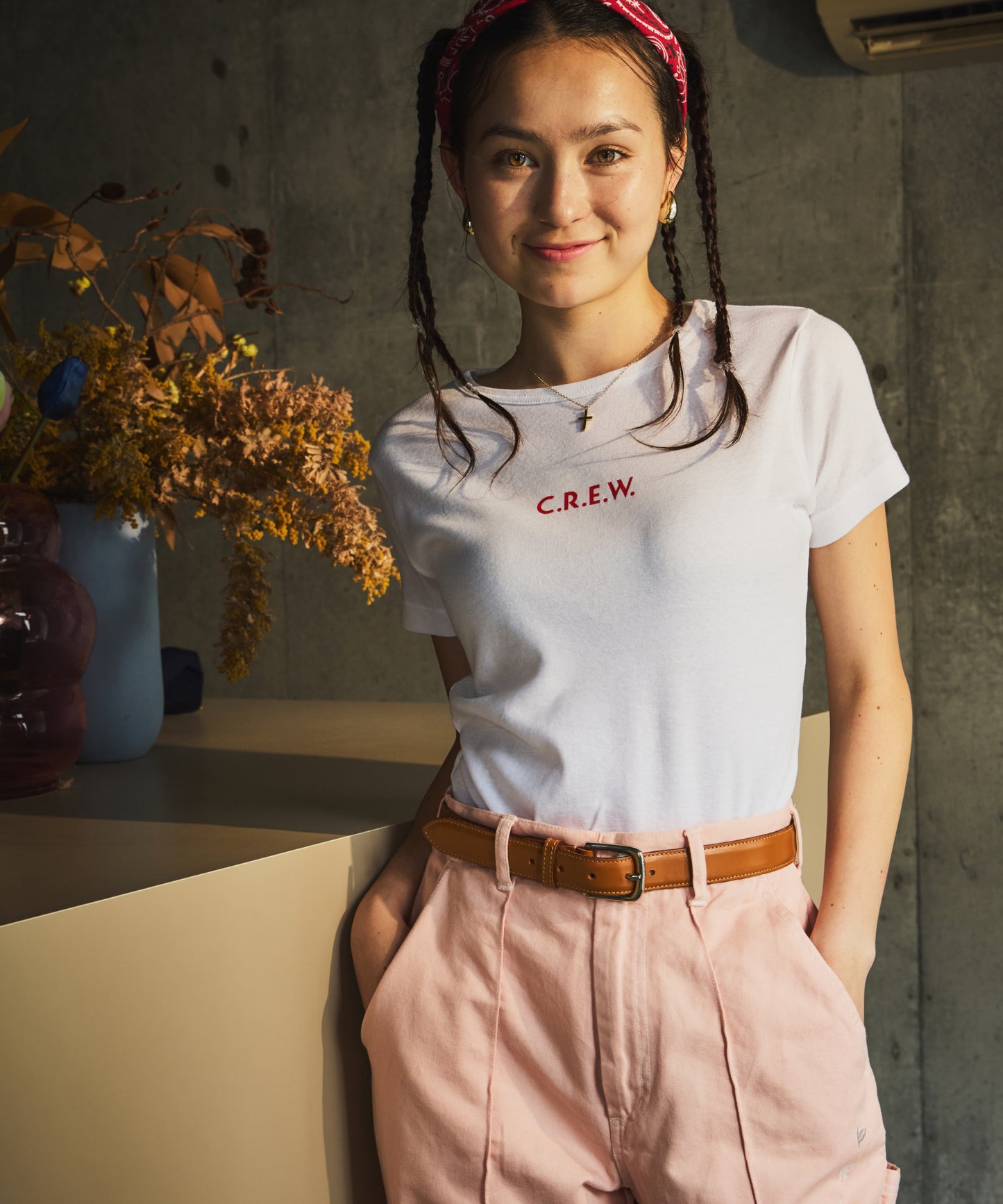 x harlow SCOOPER'S UNIFORM / CREW TEE