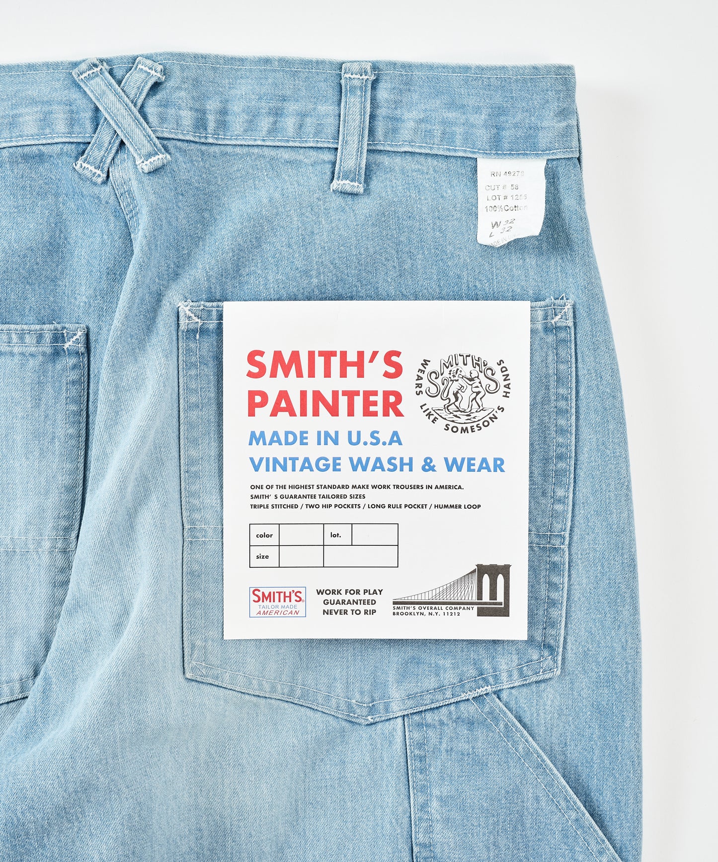 CHARIE PANTS THE ORIGINAL / VINTAGE WASH / FADE INDIGO