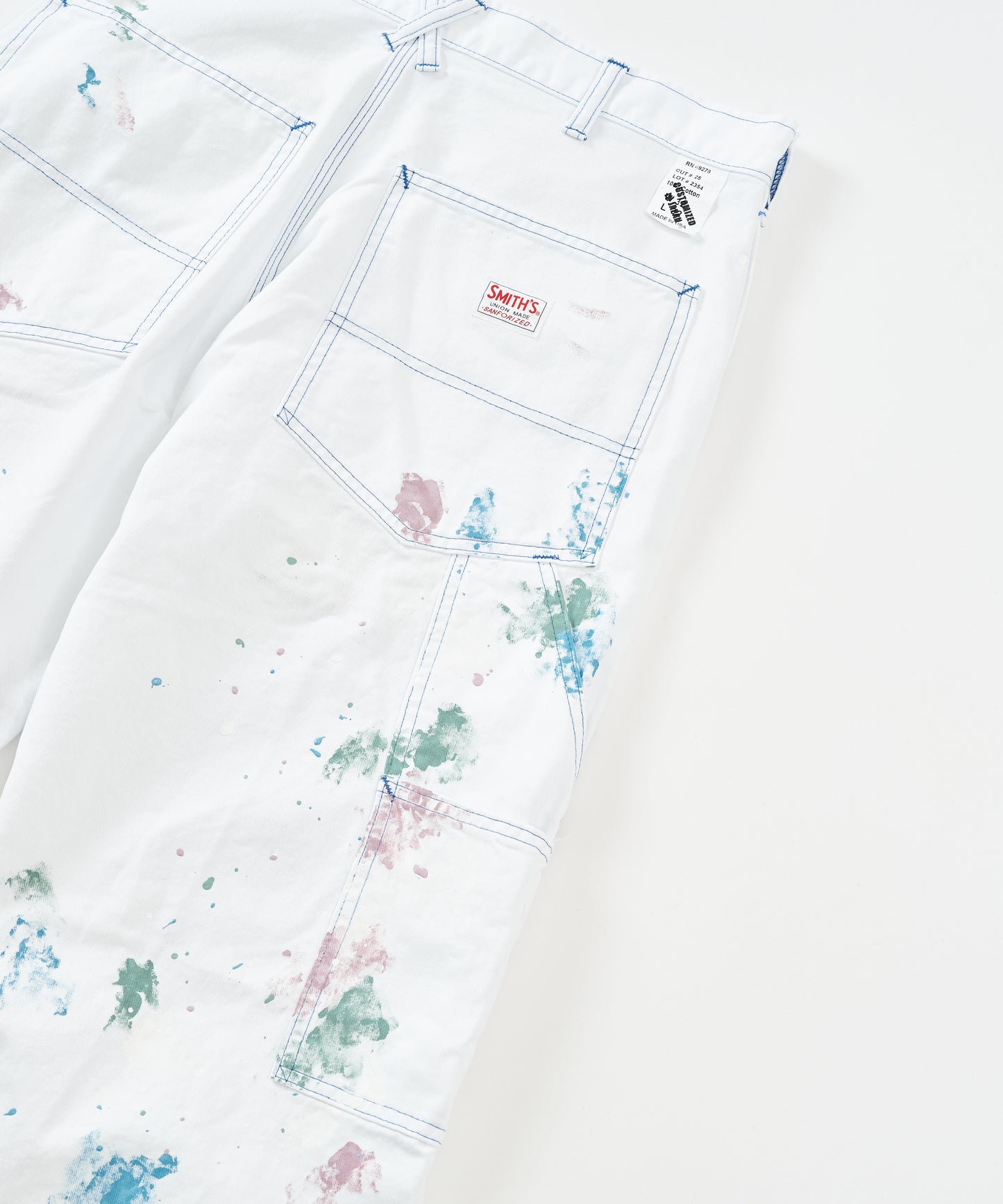 CHARIE PANTS THE ORIGINAL / VINTAGE WASH w PAINT / WHITE PAINT