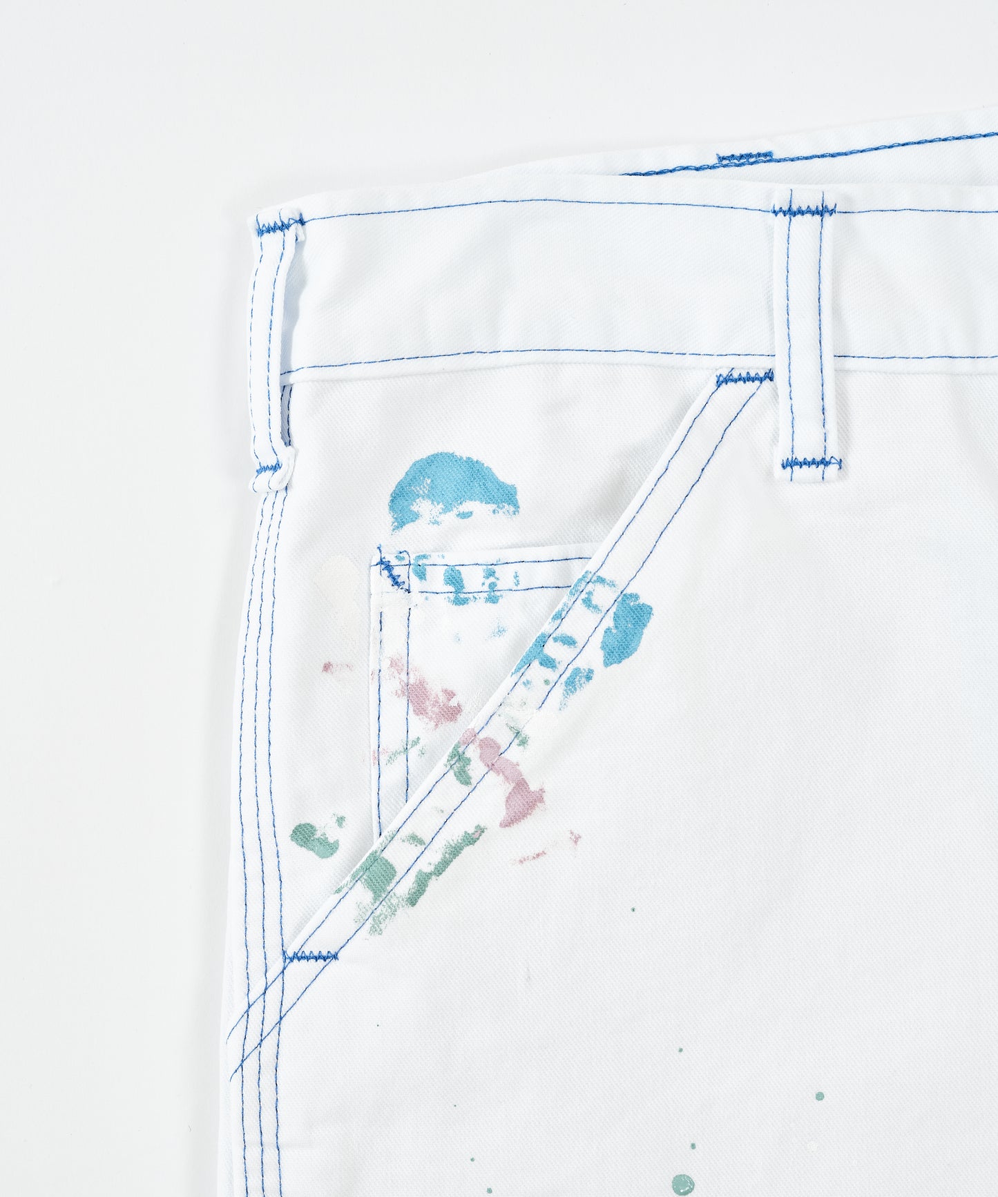 CHARIE PANTS THE ORIGINAL / VINTAGE WASH w PAINT / WHITE PAINT