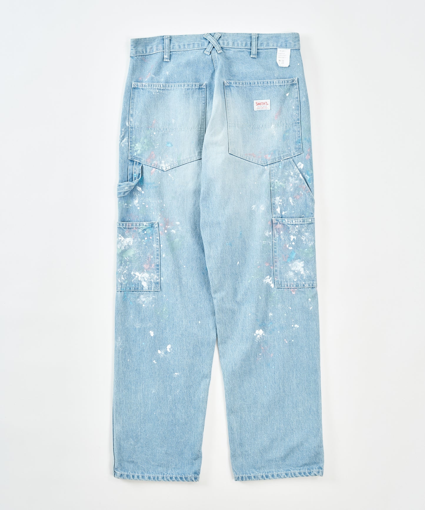 CHARIE PANTS THE ORIGINAL / VINTAGE WASH w PAINT / FADE INDIGO