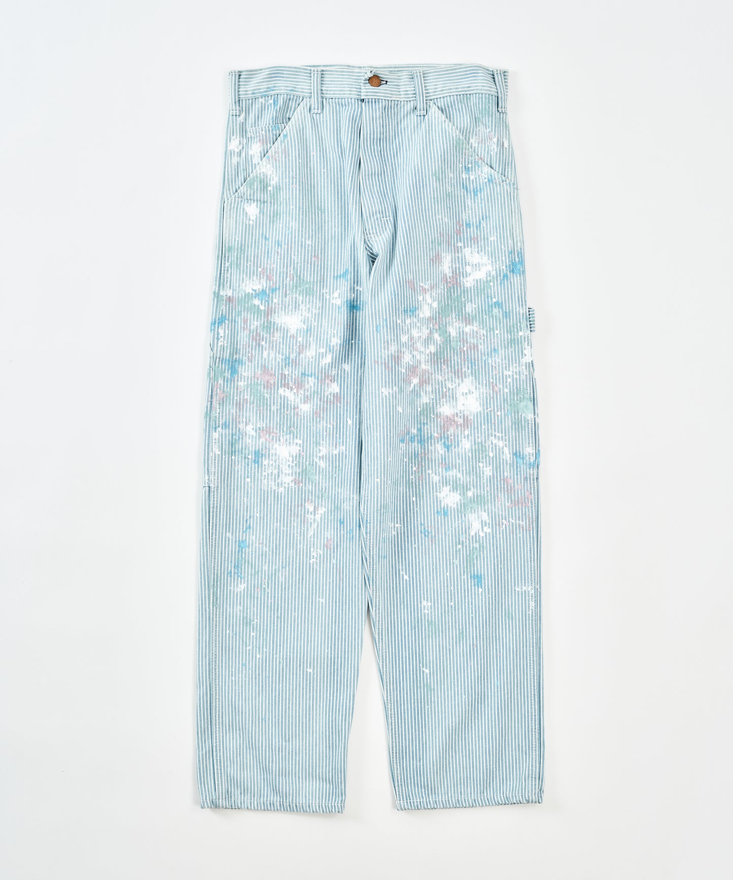 CHARIE PANTS THE ORIGINAL / VINTAGE WASH w PAINT / FADE HICKORY