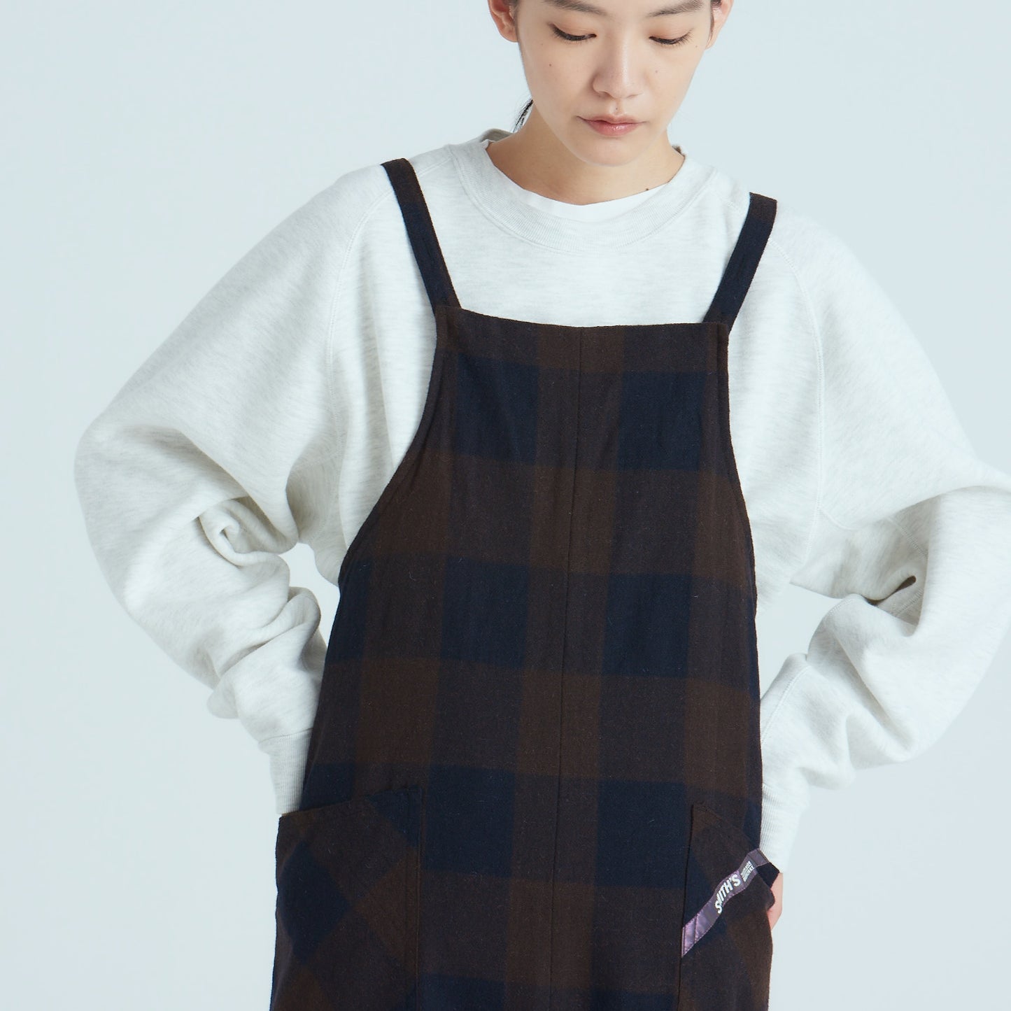 PAULETTE JUMPER DRESS Wool/Nylon