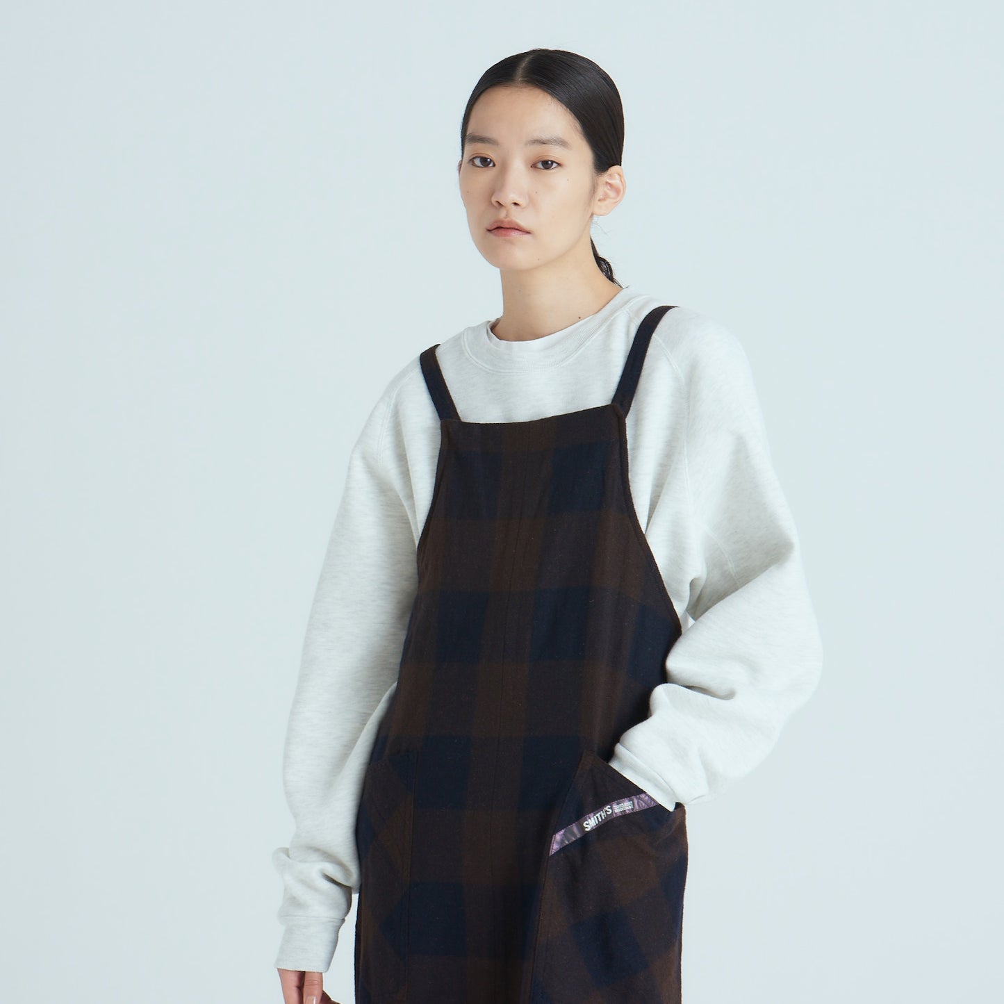 PAULETTE JUMPER DRESS Wool/Nylon