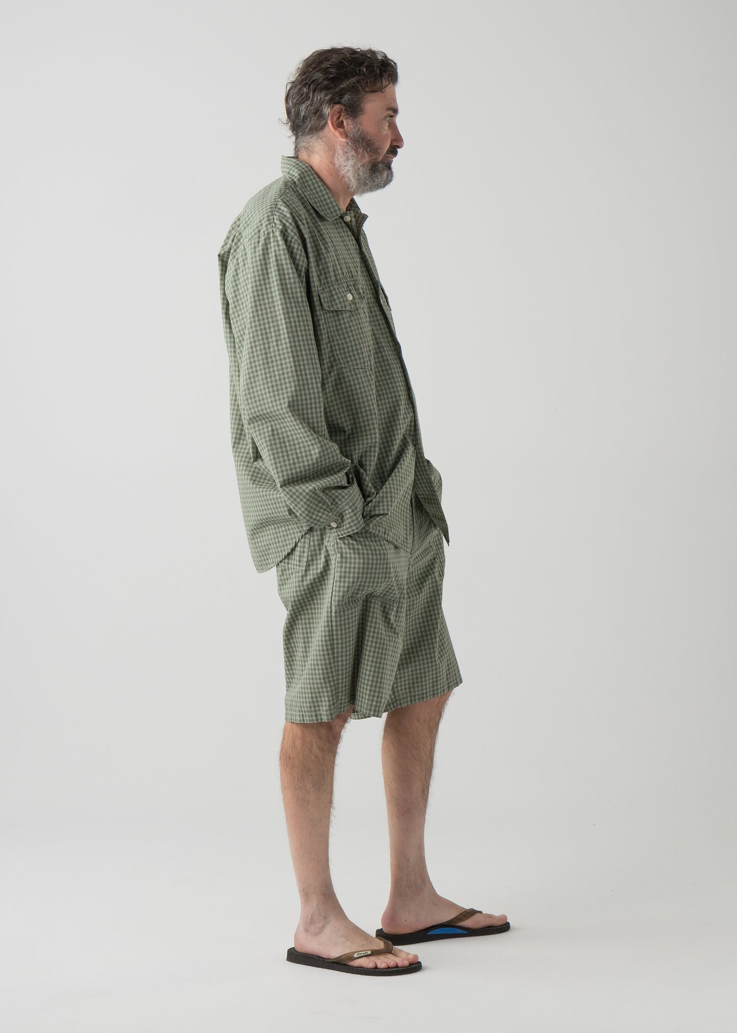 BROOKLYN work shirts  / T/C American plaid [OLIVE]