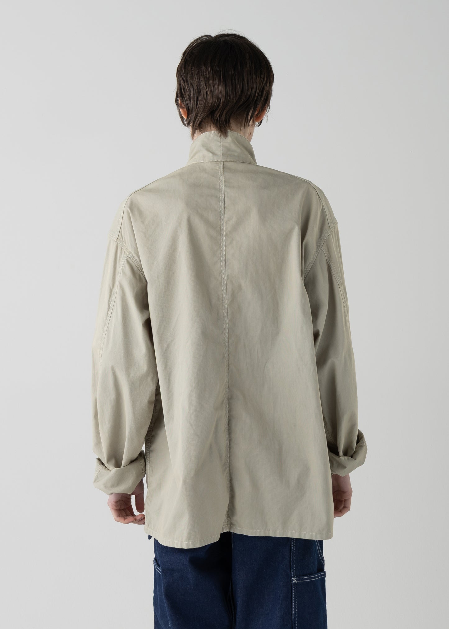 LES HALLES coverall /  cotton cordlane  [KHAKI]