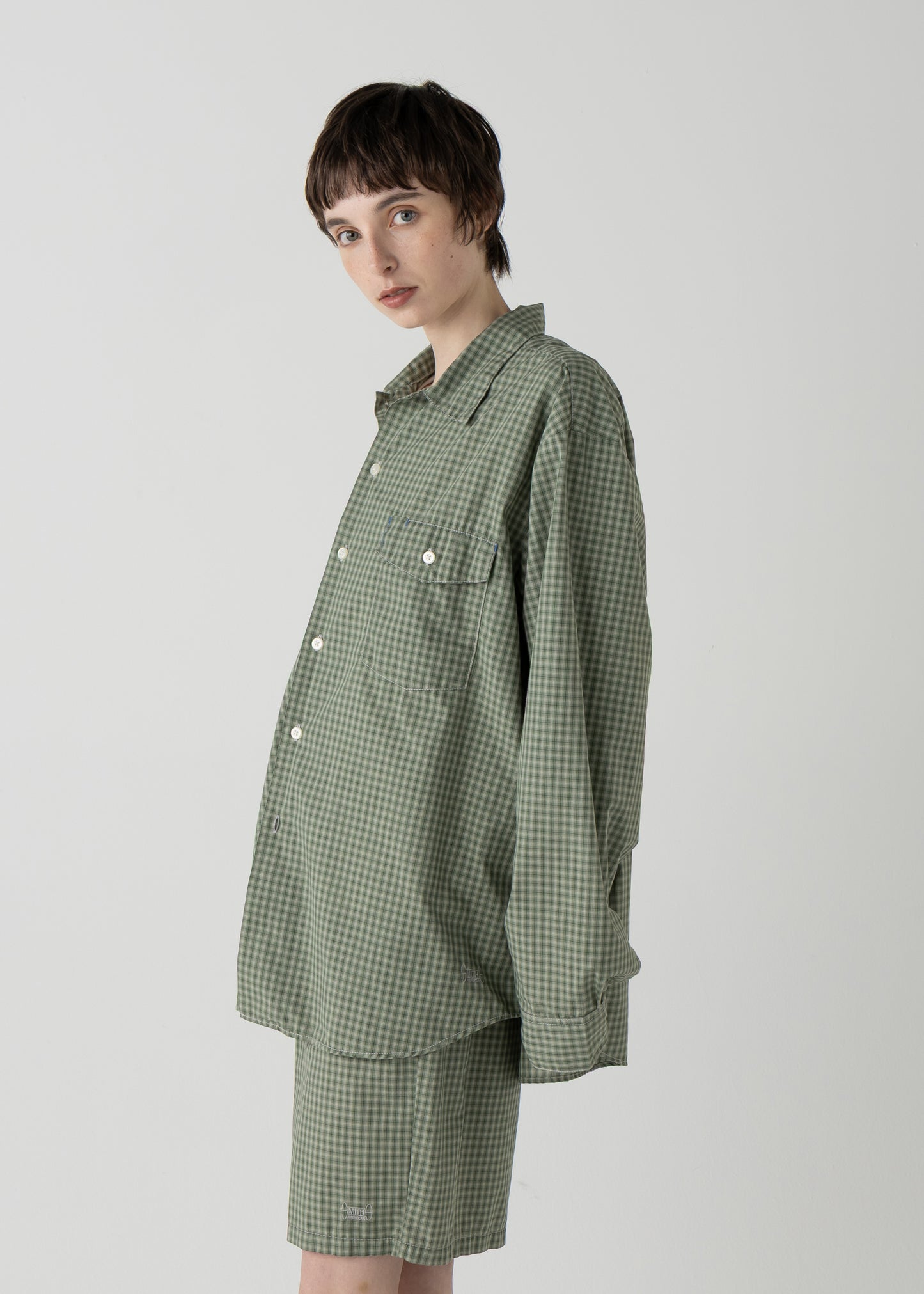 BROOKLYN work shirts  / T/C American plaid [OLIVE]