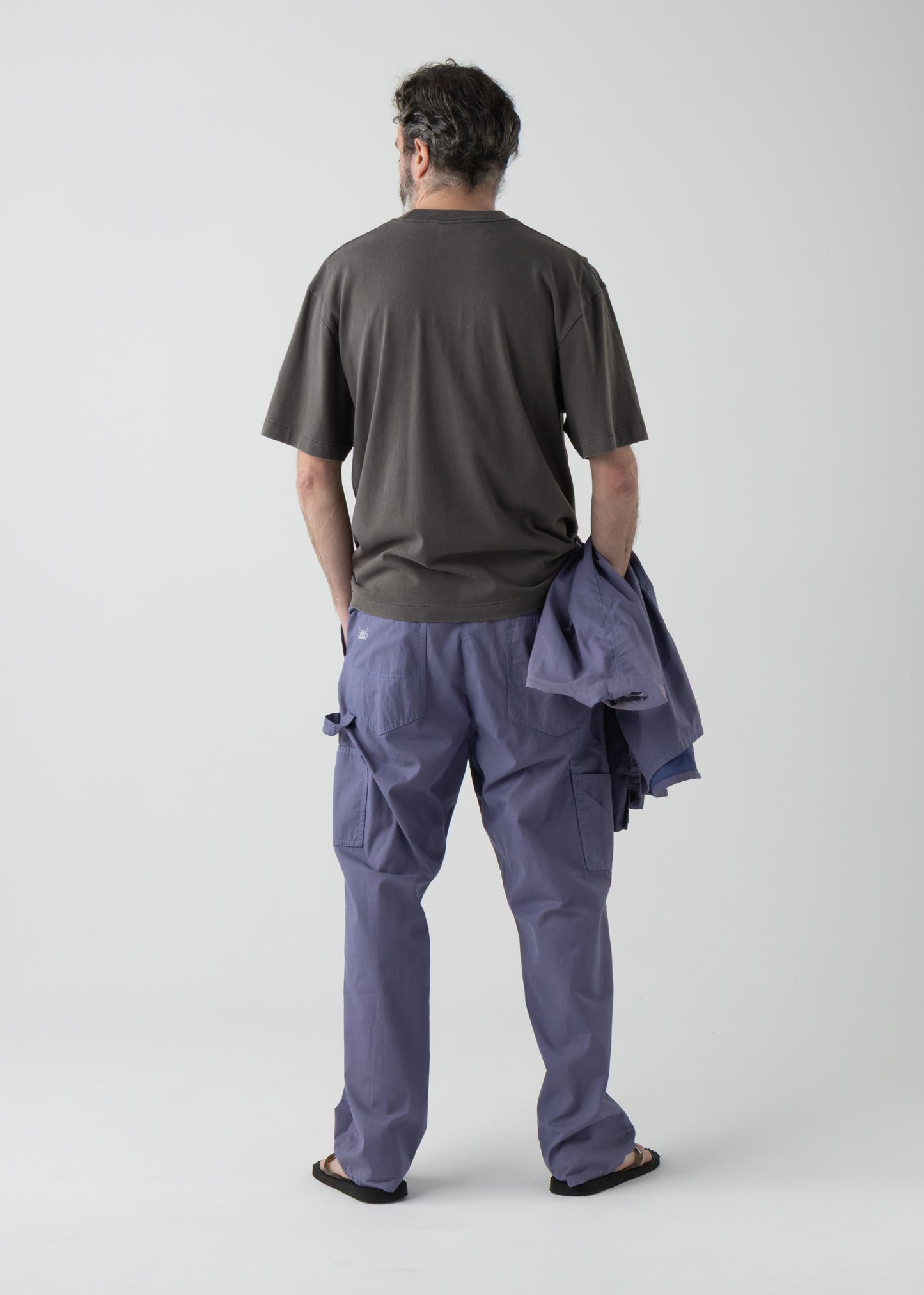 "LES HALLES" painter / cotton cordlane  [NAVY]