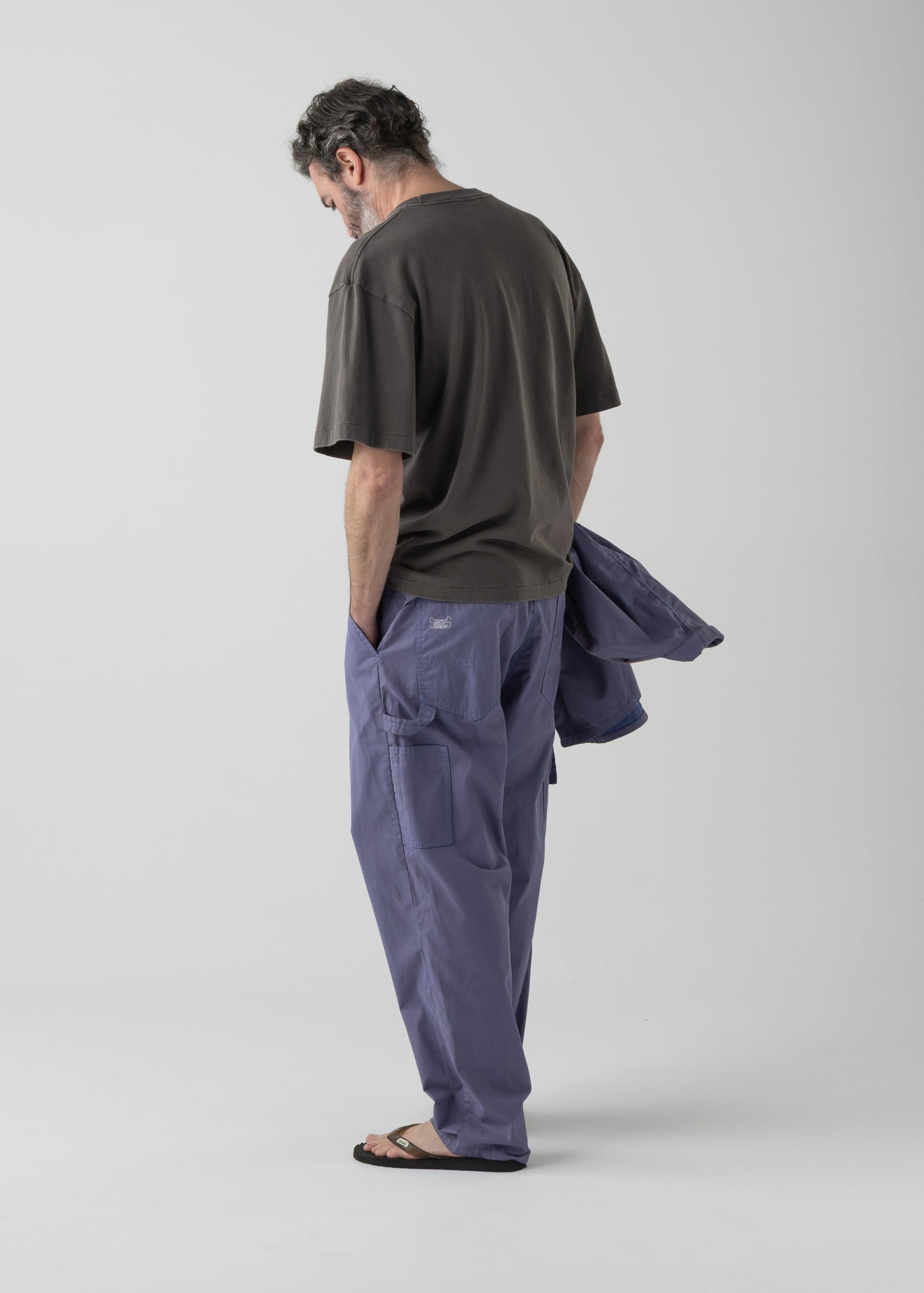 "LES HALLES" painter / cotton cordlane  [NAVY]