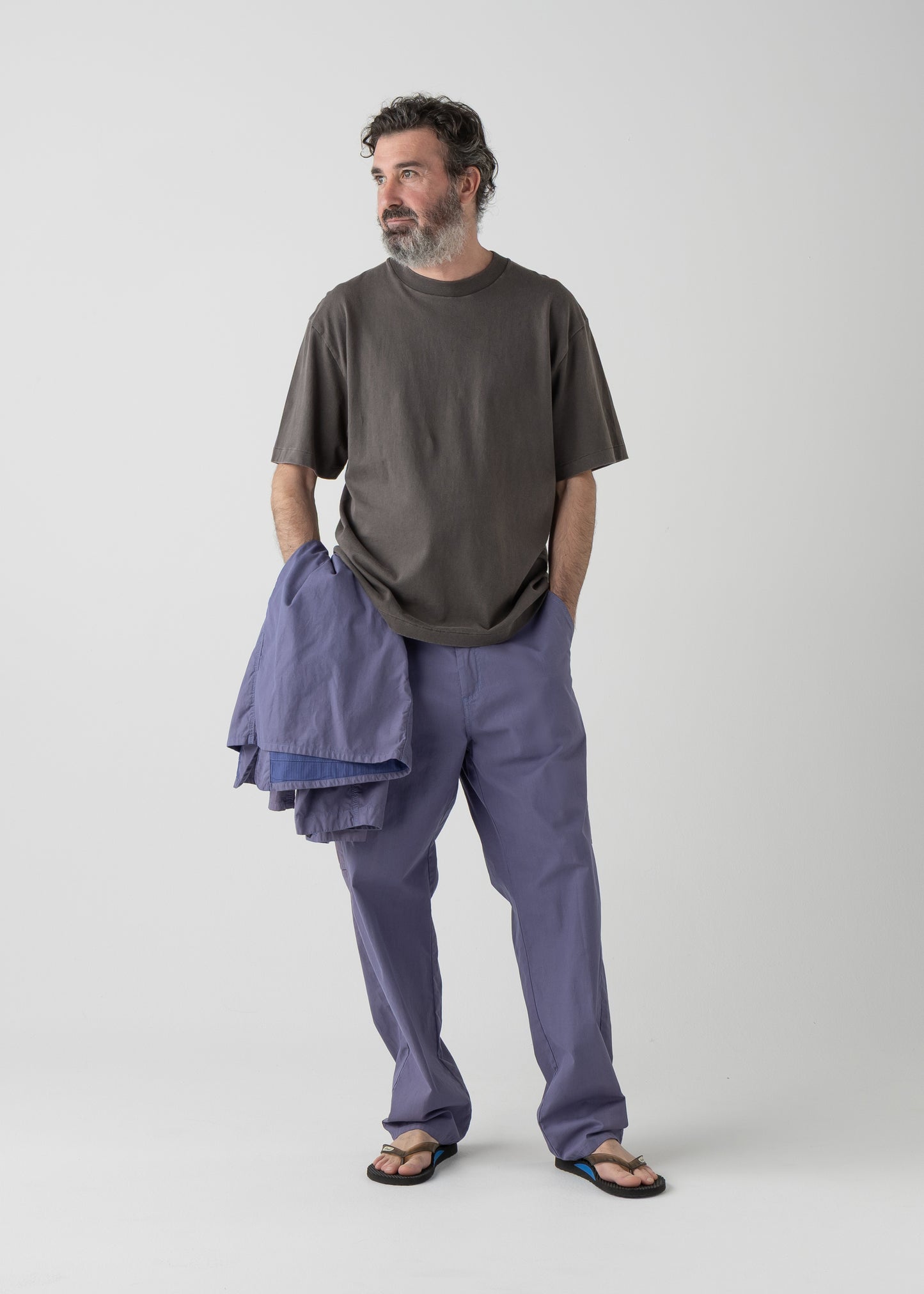 "LES HALLES" painter / cotton cordlane  [NAVY]