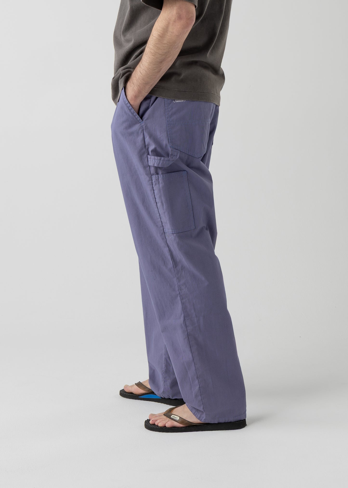 "LES HALLES" painter / cotton cordlane  [NAVY]