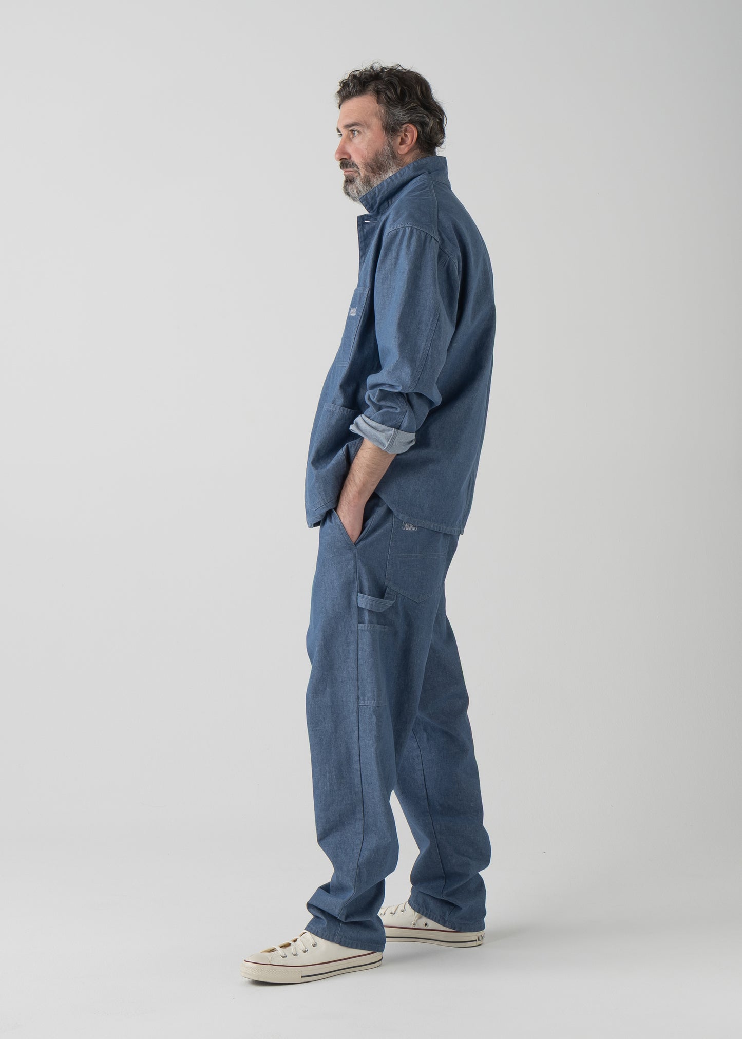 "LES HALLES" painter / 10oz color denim [BLUE DENIM]