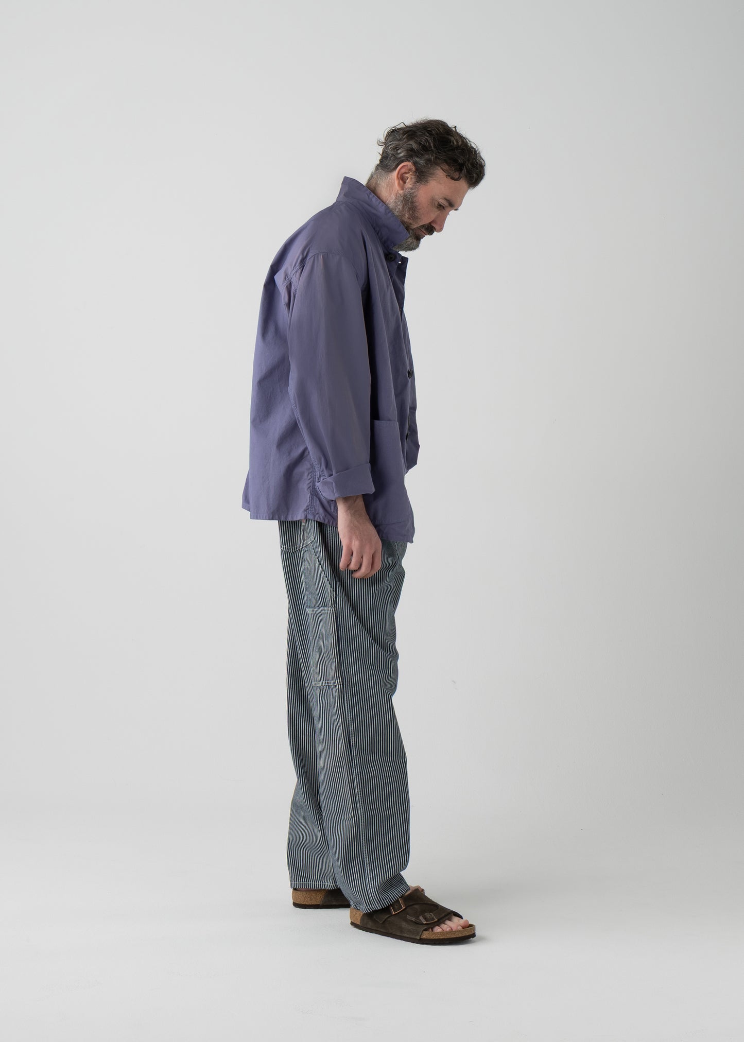 LES HALLES coverall /  cotton cordlane  [NAVY]