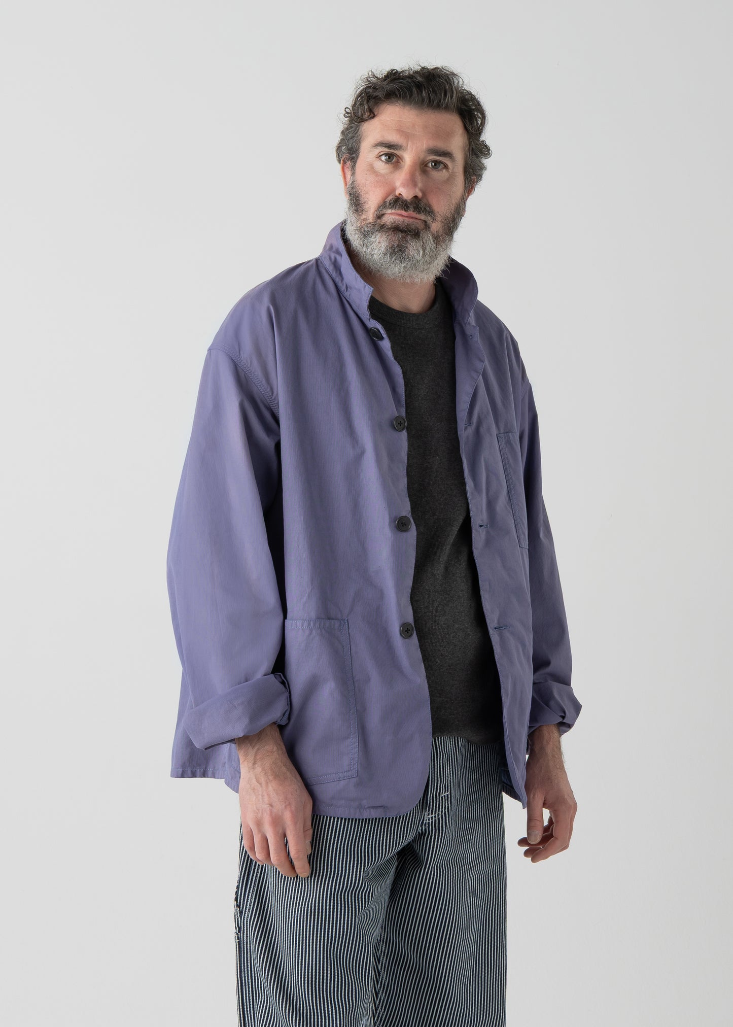 LES HALLES coverall /  cotton cordlane  [NAVY]