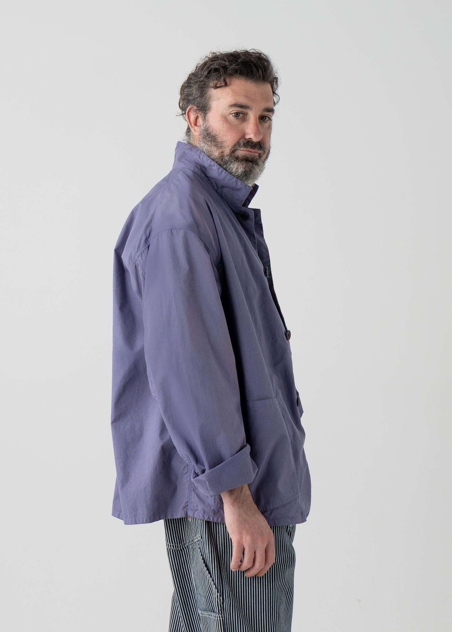 LES HALLES coverall /  cotton cordlane  [NAVY]