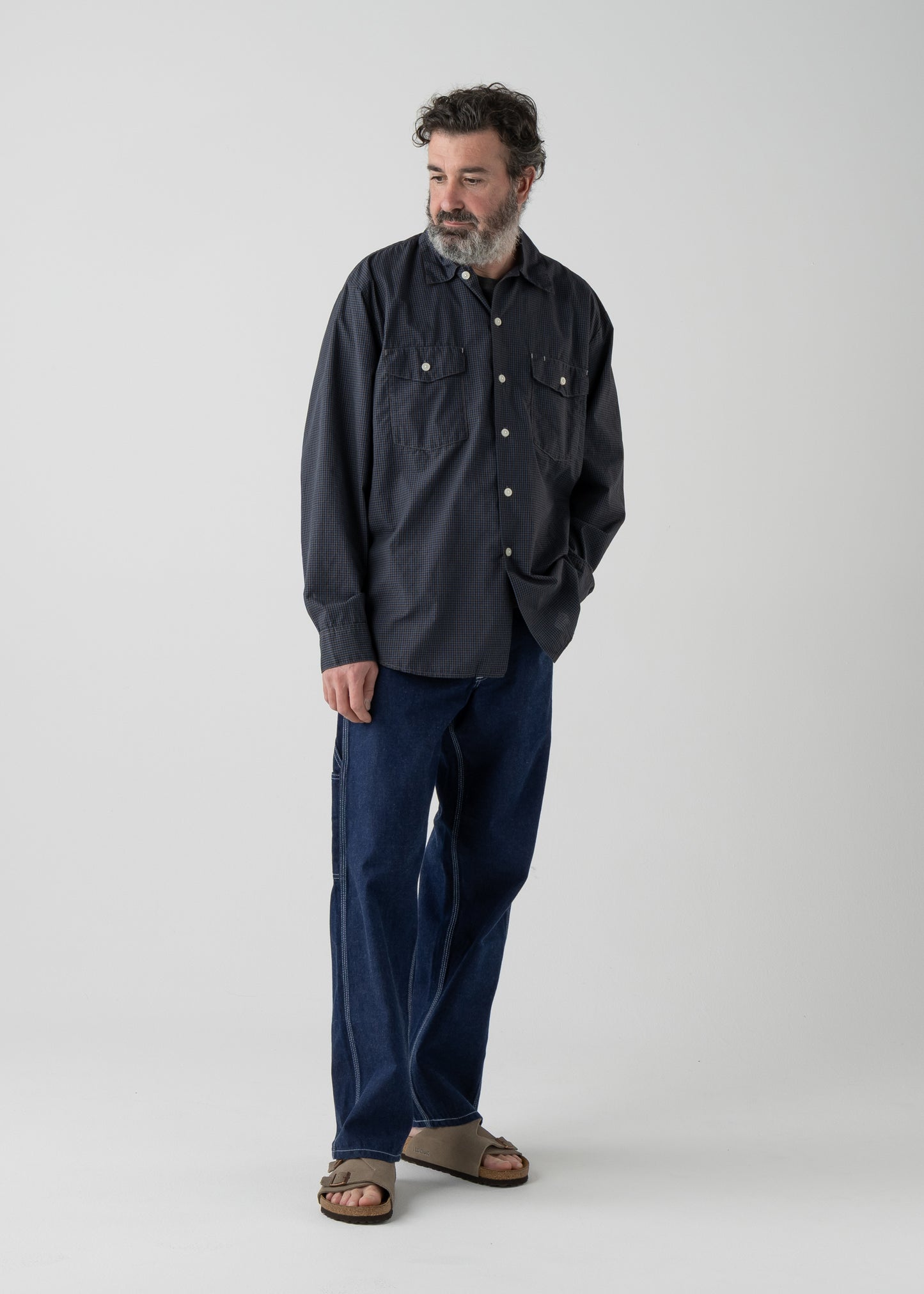 BROOKLYN work shirts  / T/C American plaid [NAVY]