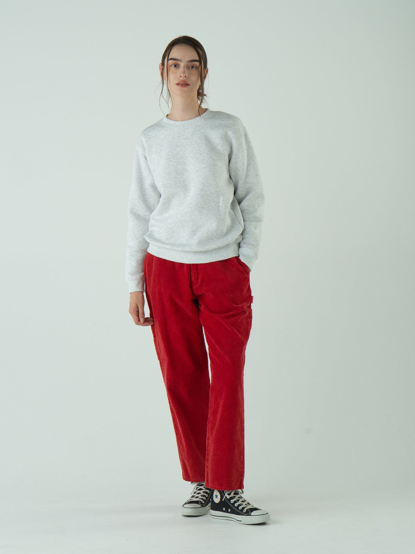 "LES HALLES" painter / uneven cord  [RED]
