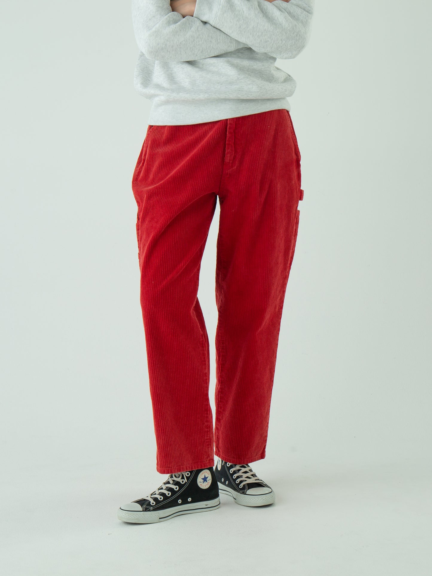 "LES HALLES" painter / uneven cord  [RED]