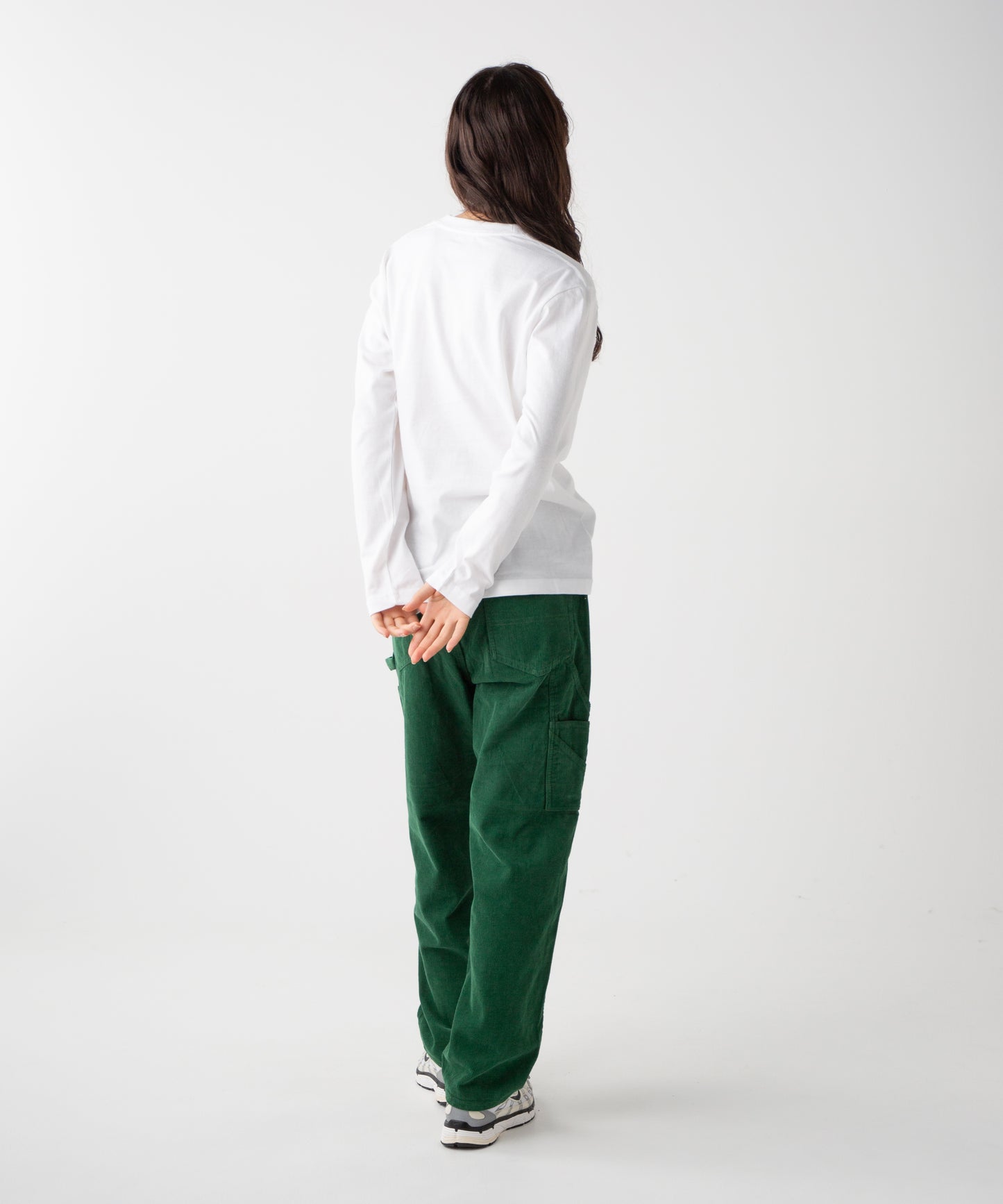 LES HALLES painter / 14W corduroy  [green]