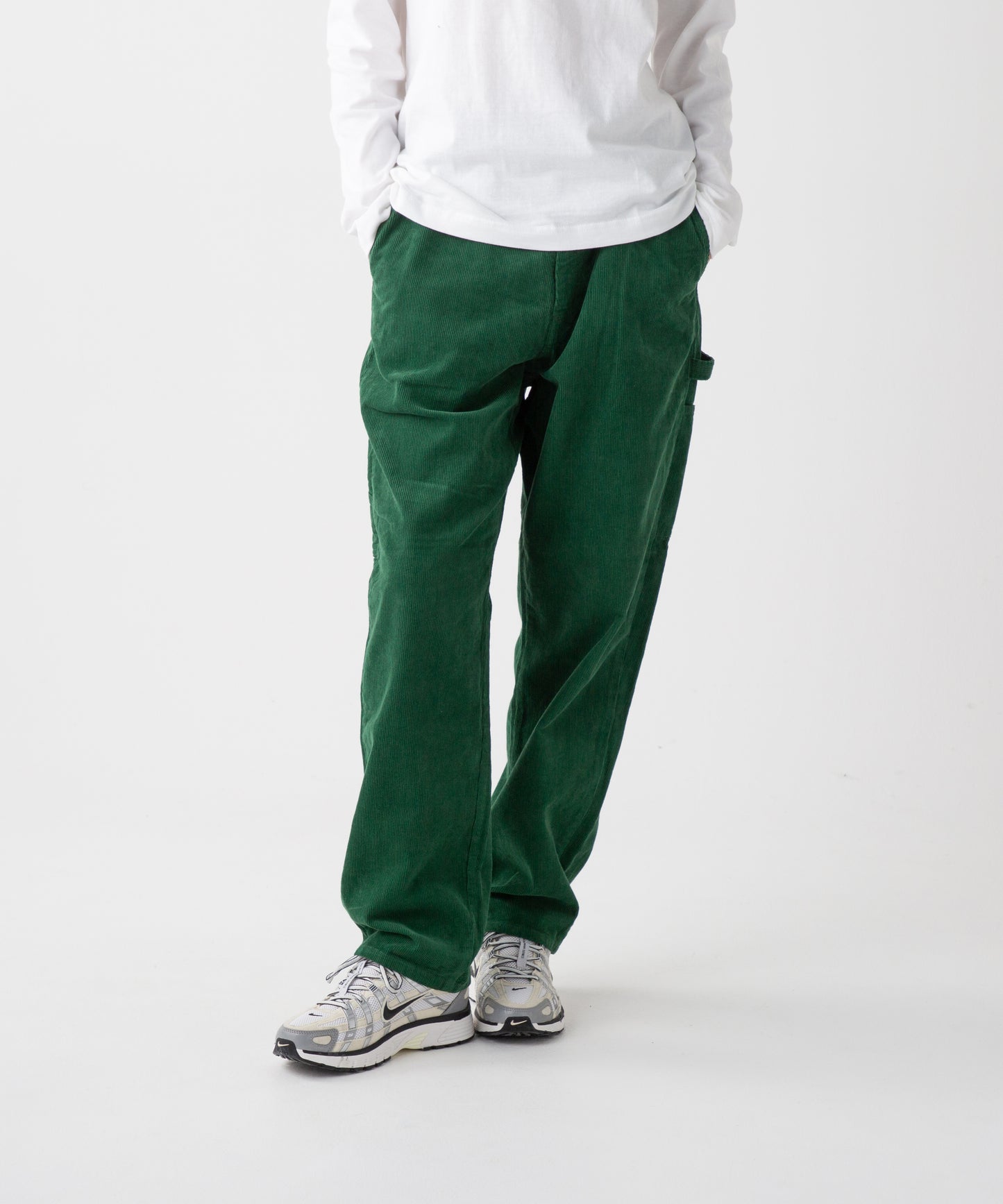 LES HALLES painter / 14W corduroy  [green]