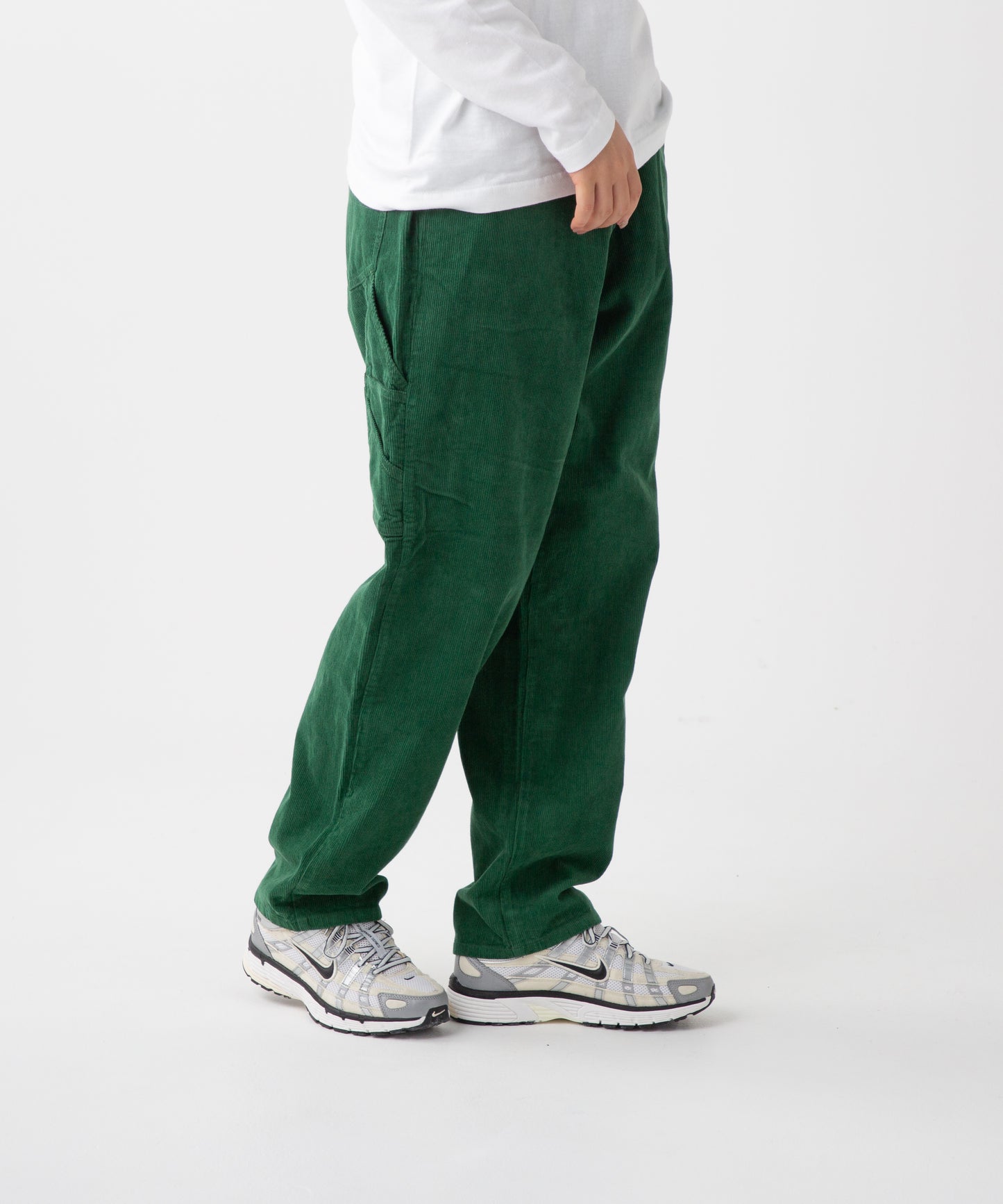 LES HALLES painter / 14W corduroy  [green]