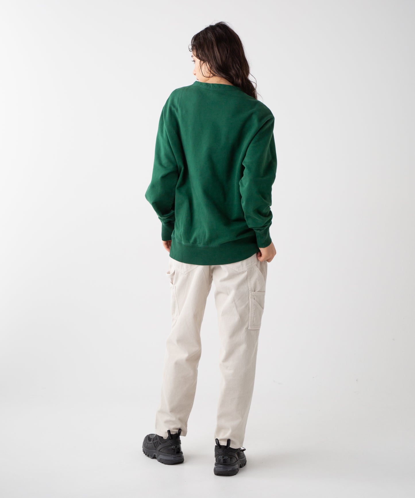 LES HALLES boatneck sweat  [green]