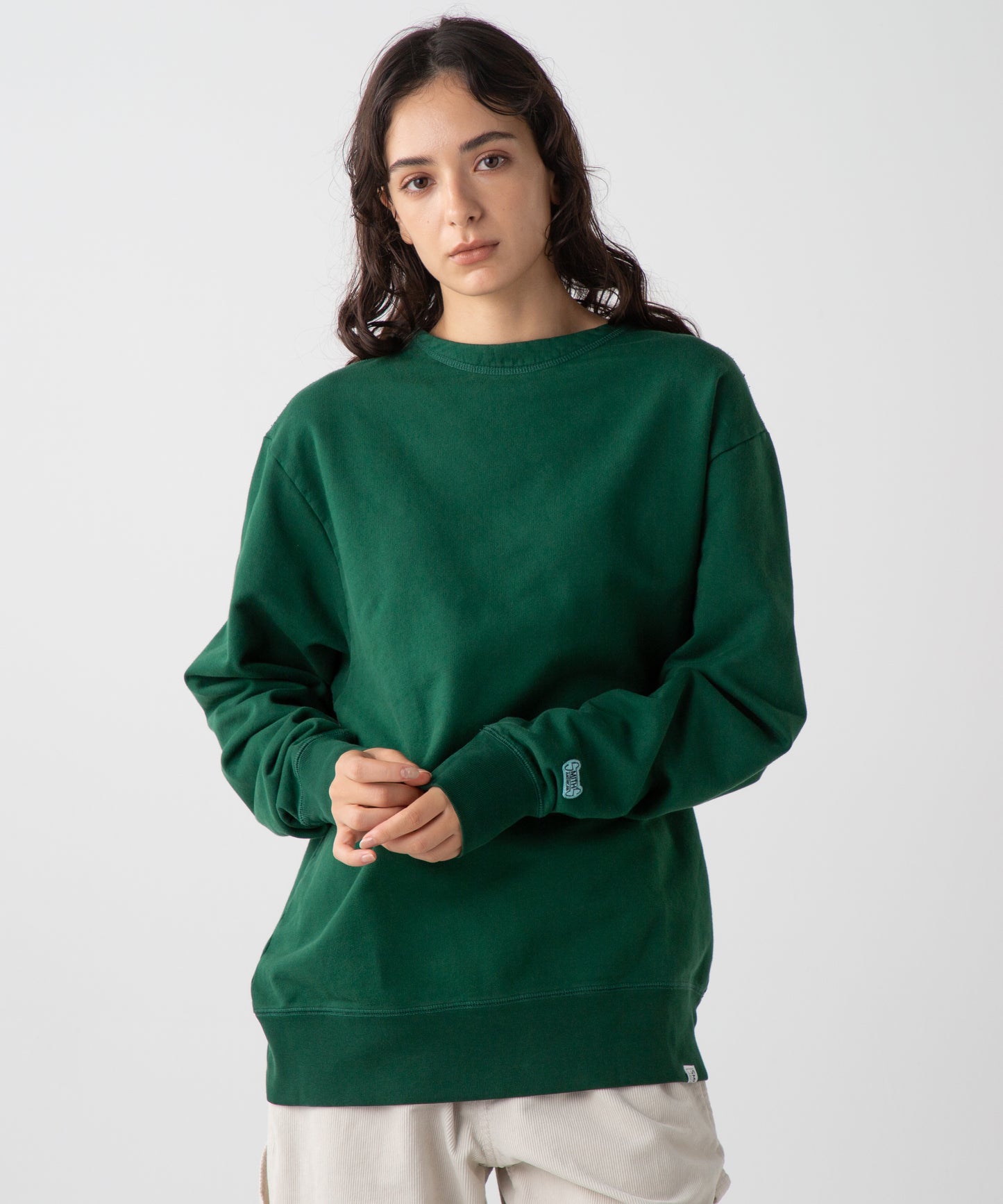 LES HALLES boatneck sweat  [green]