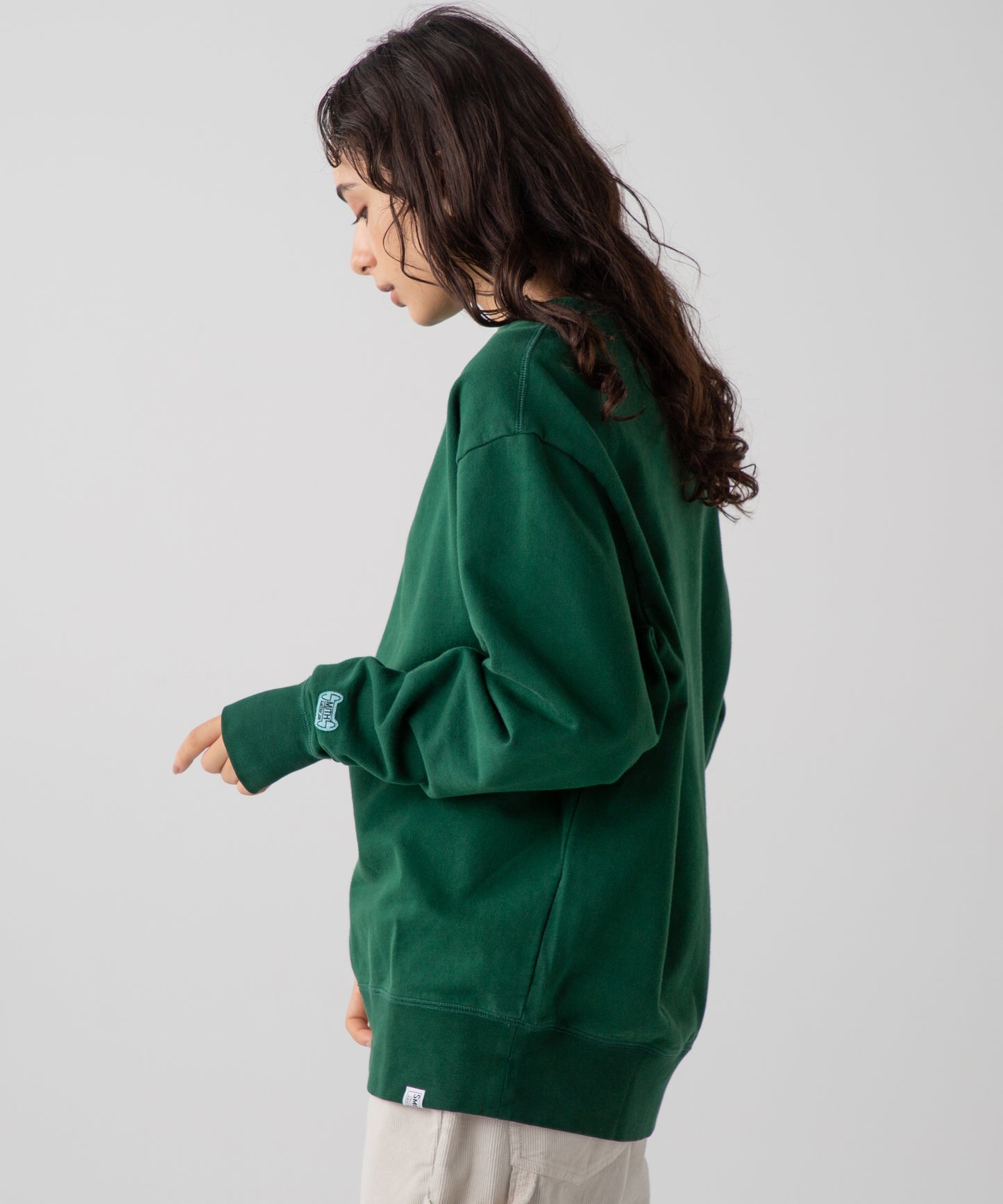 LES HALLES boatneck sweat  [green]