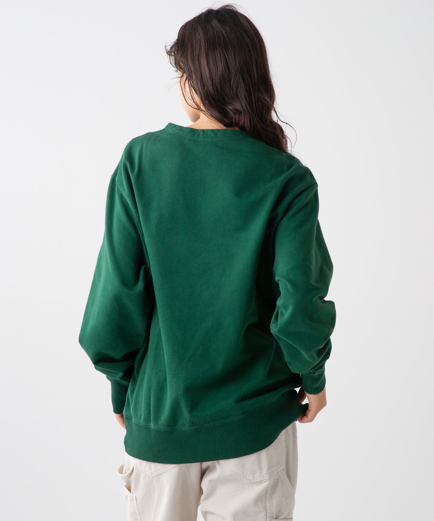 LES HALLES boatneck sweat  [green]