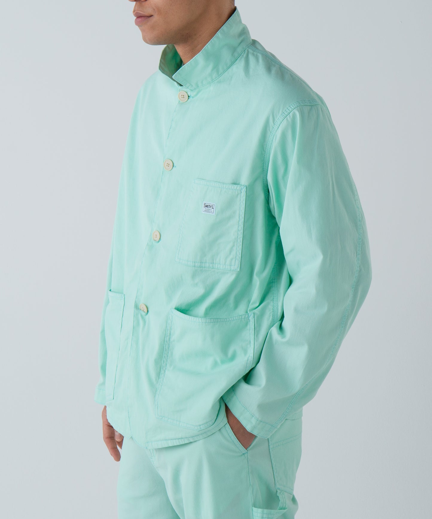 "LES HALLES" jacket / cotton cordlane  [MINT]