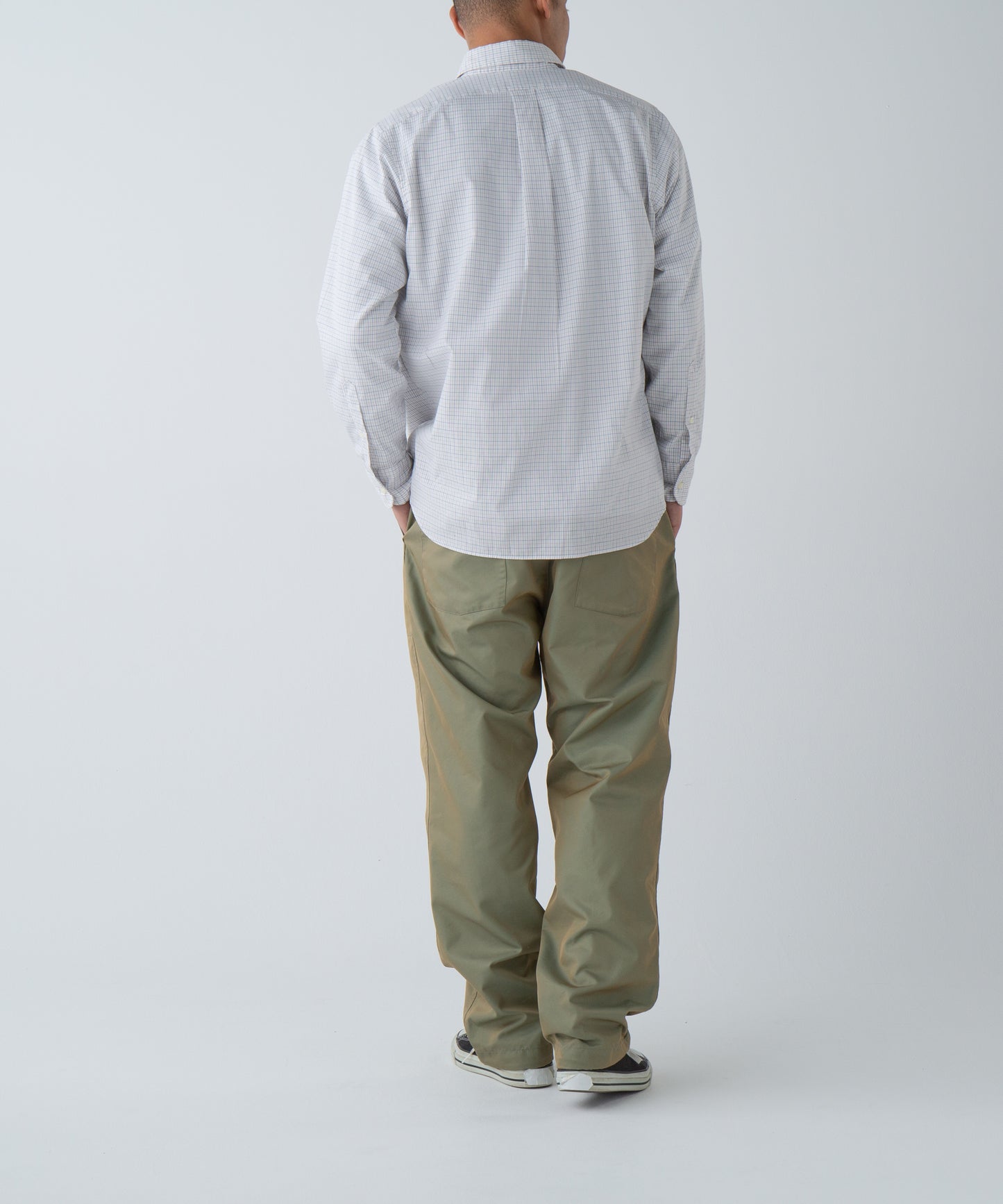 "PORTBELLO" UK baker / irridescent T/C twill [SAGE]