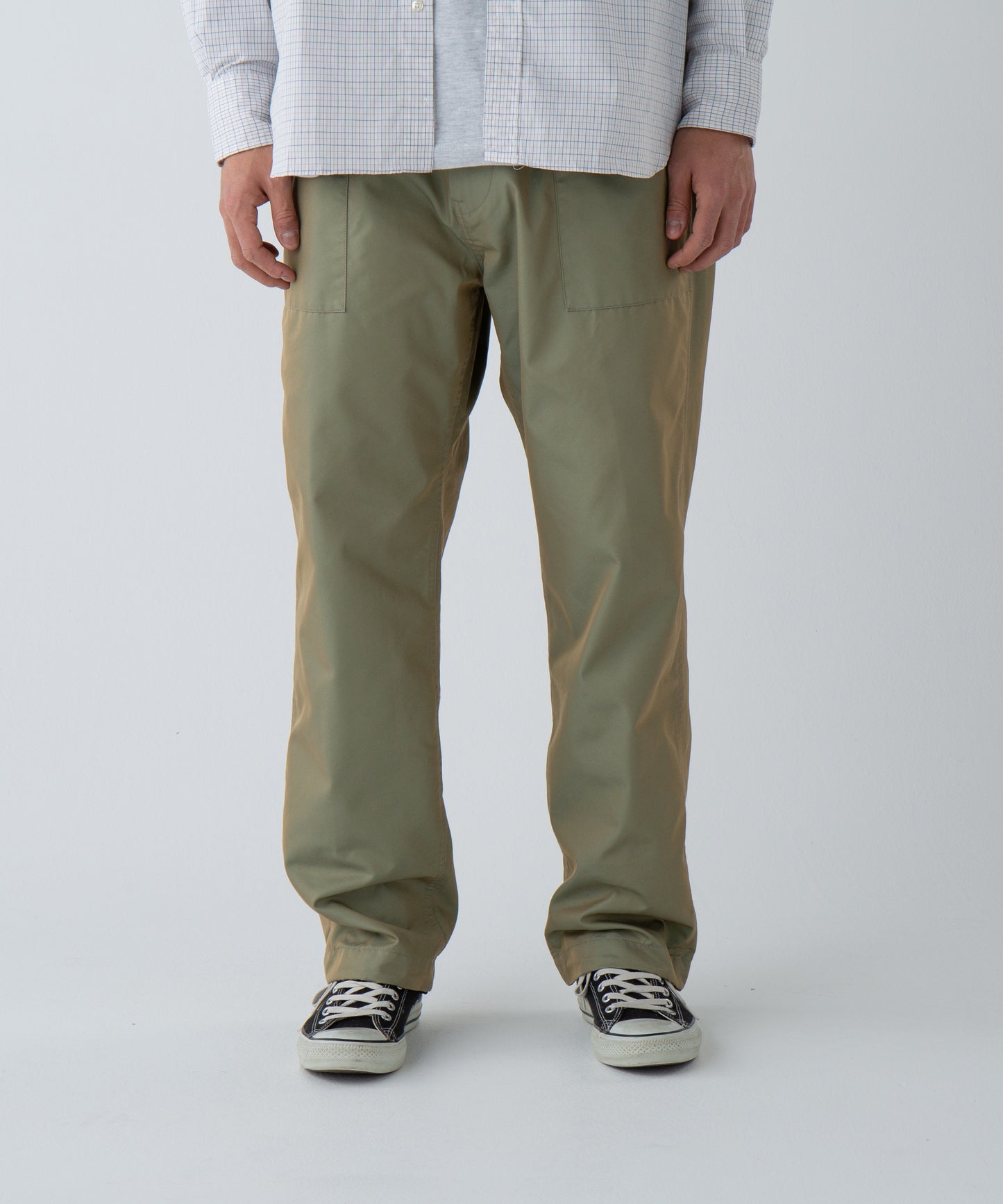 "PORTBELLO" UK baker / irridescent T/C twill [SAGE]