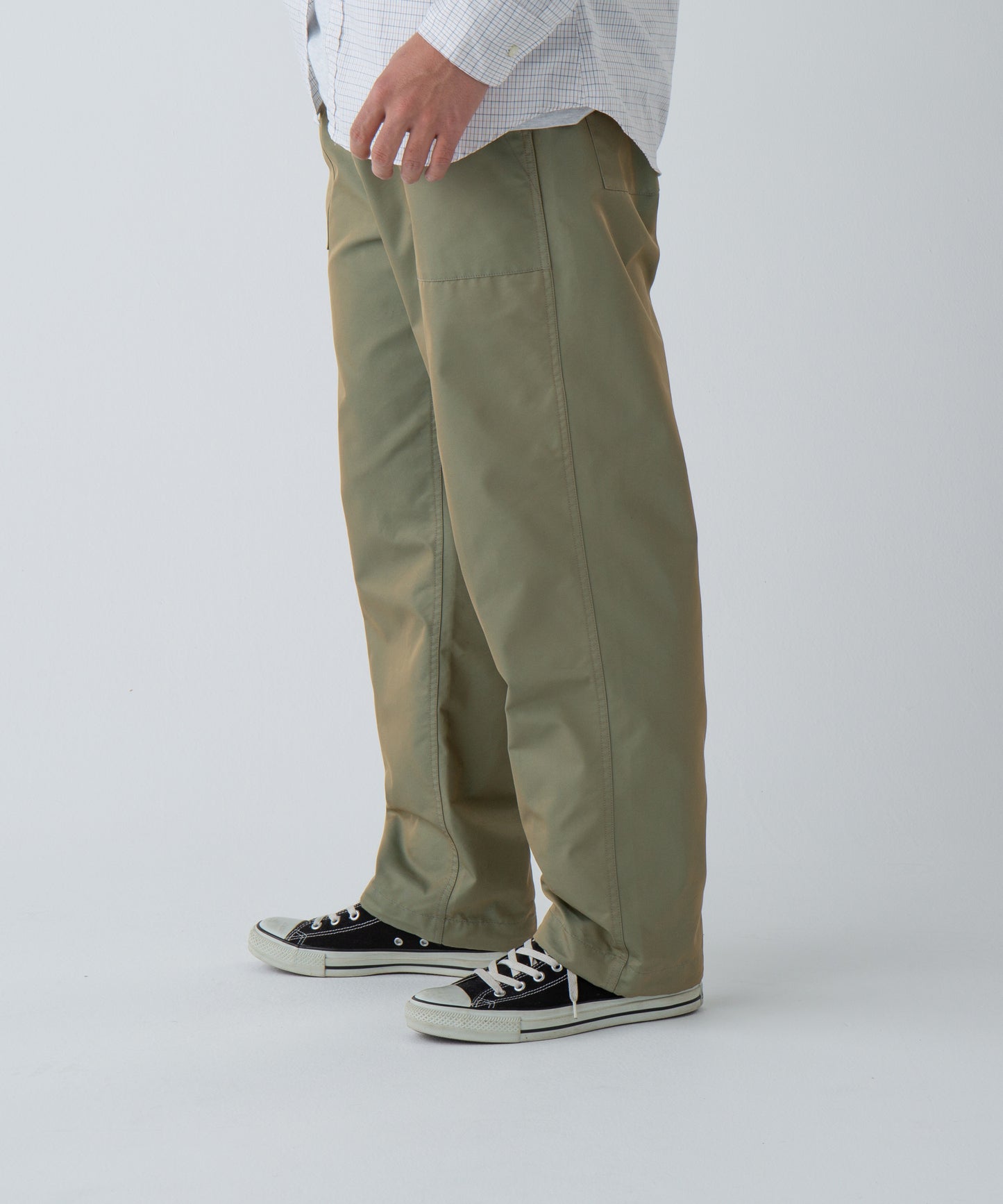 "PORTBELLO" UK baker / irridescent T/C twill [SAGE]