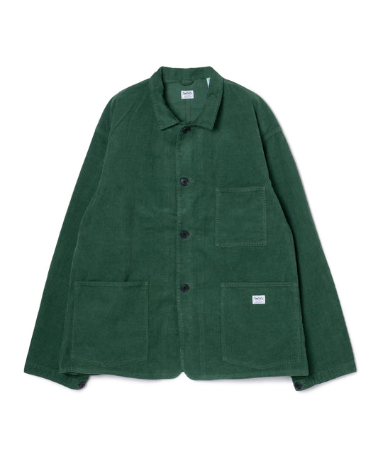 LES HALLES chore jacket / 14W corduroy  [green]