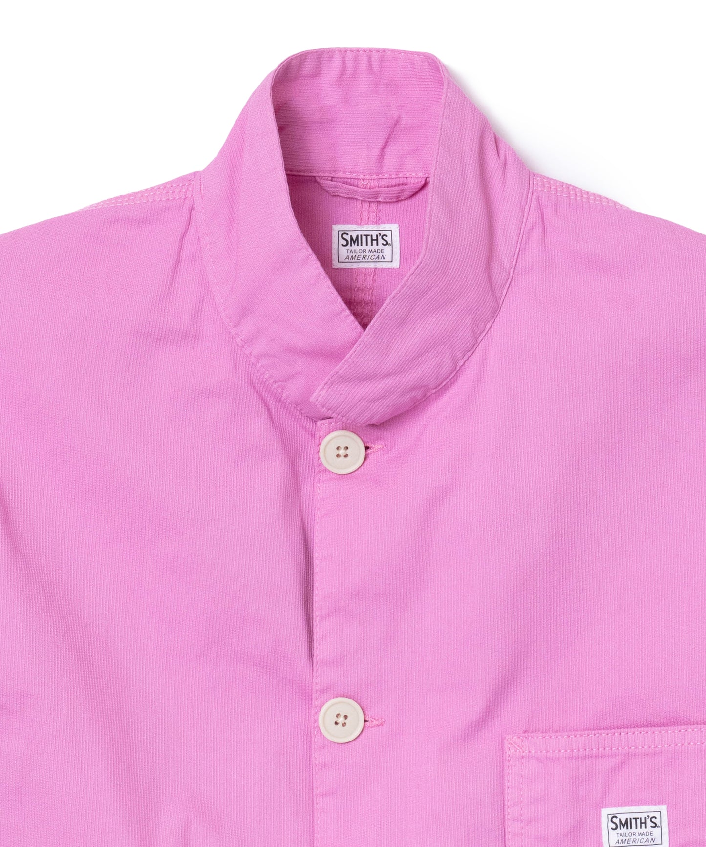 "LES HALLES" jacket / cotton cordlane  [PINK]