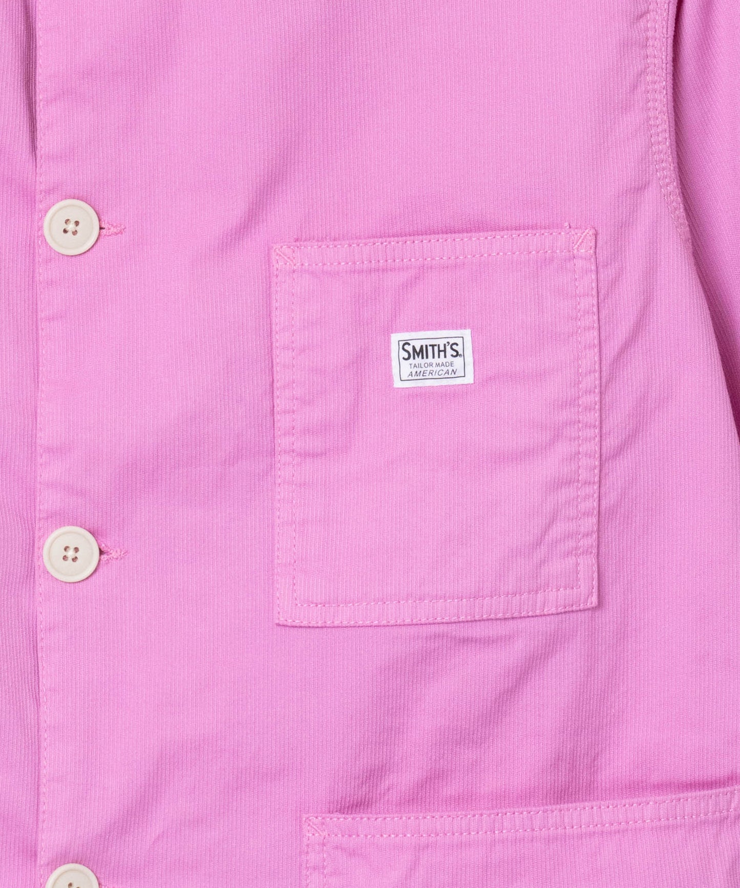 "LES HALLES" jacket / cotton cordlane  [PINK]