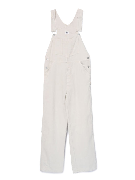 "LES HALLES" overall / uneven cord [STONE]