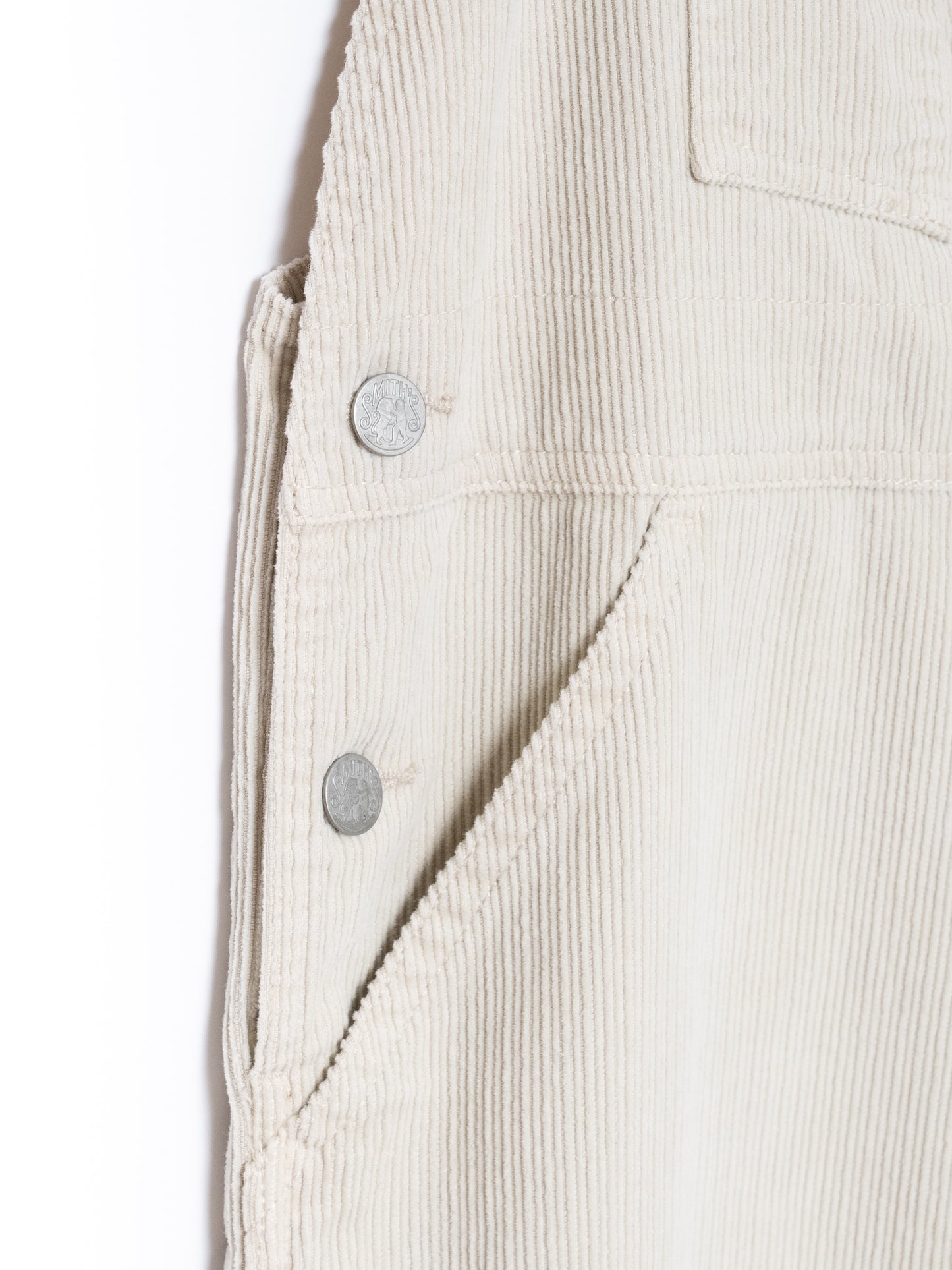 "LES HALLES" overall / uneven cord [STONE]