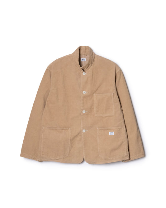 LES HALLES chore jacket / 14W corduroy  [beige]