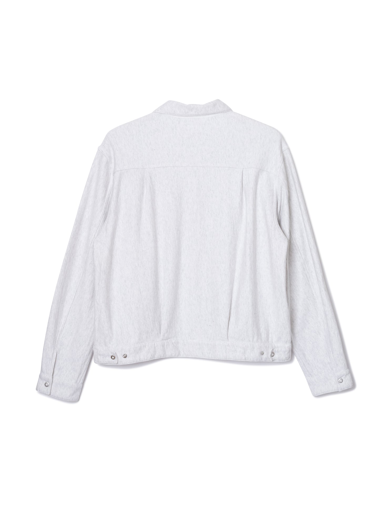 "LES HALLES" truck sweat / cotton vintage terry  [GREY HEATHER]