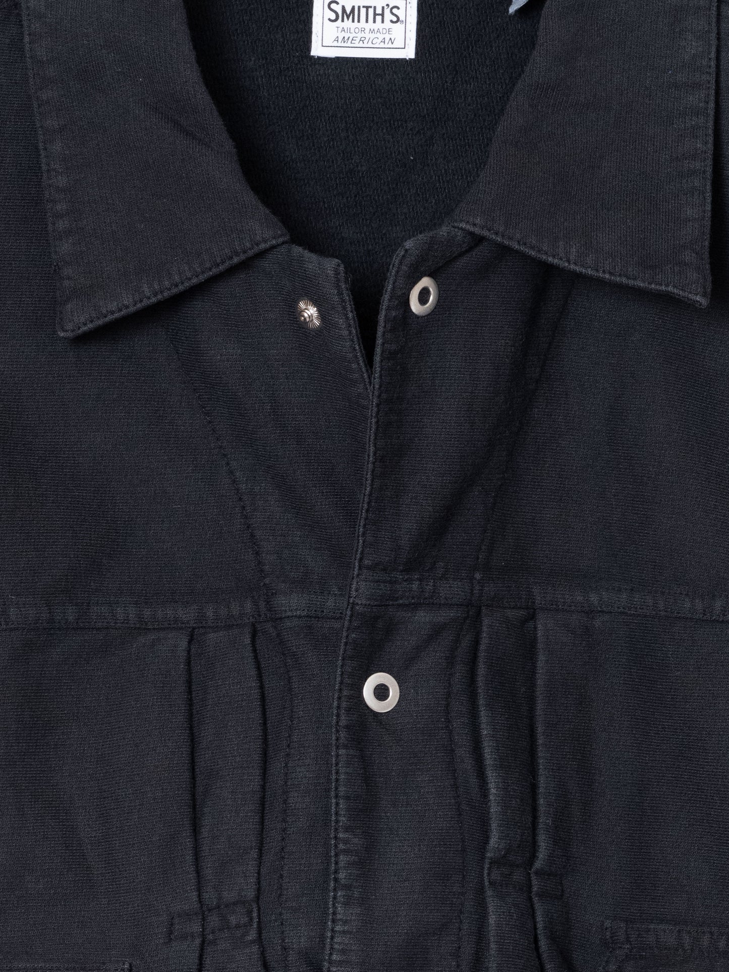 "LES HALLES" truck sweat / cotton vintage terry  [CHARCOAL]