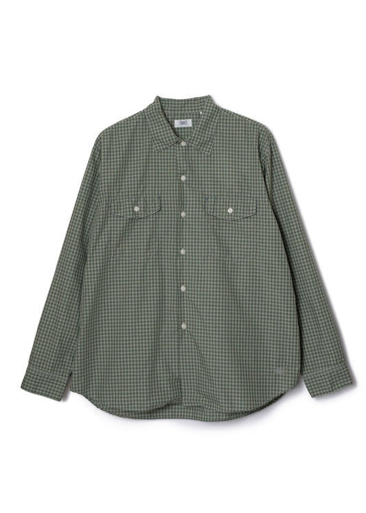 BROOKLYN work shirts  / T/C American plaid [OLIVE]