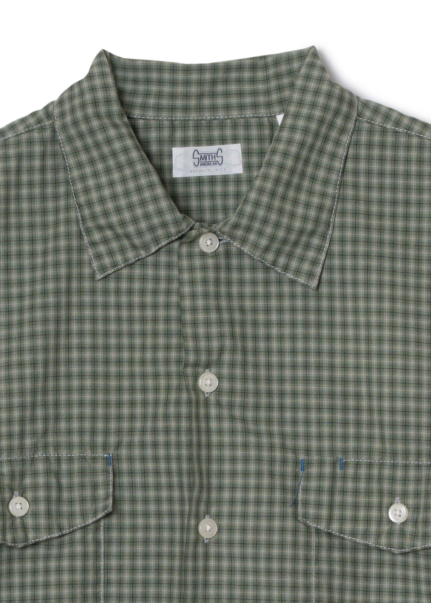 BROOKLYN work shirts  / T/C American plaid [OLIVE]
