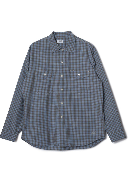 BROOKLYN work shirts  / T/C American plaid [BLUE]