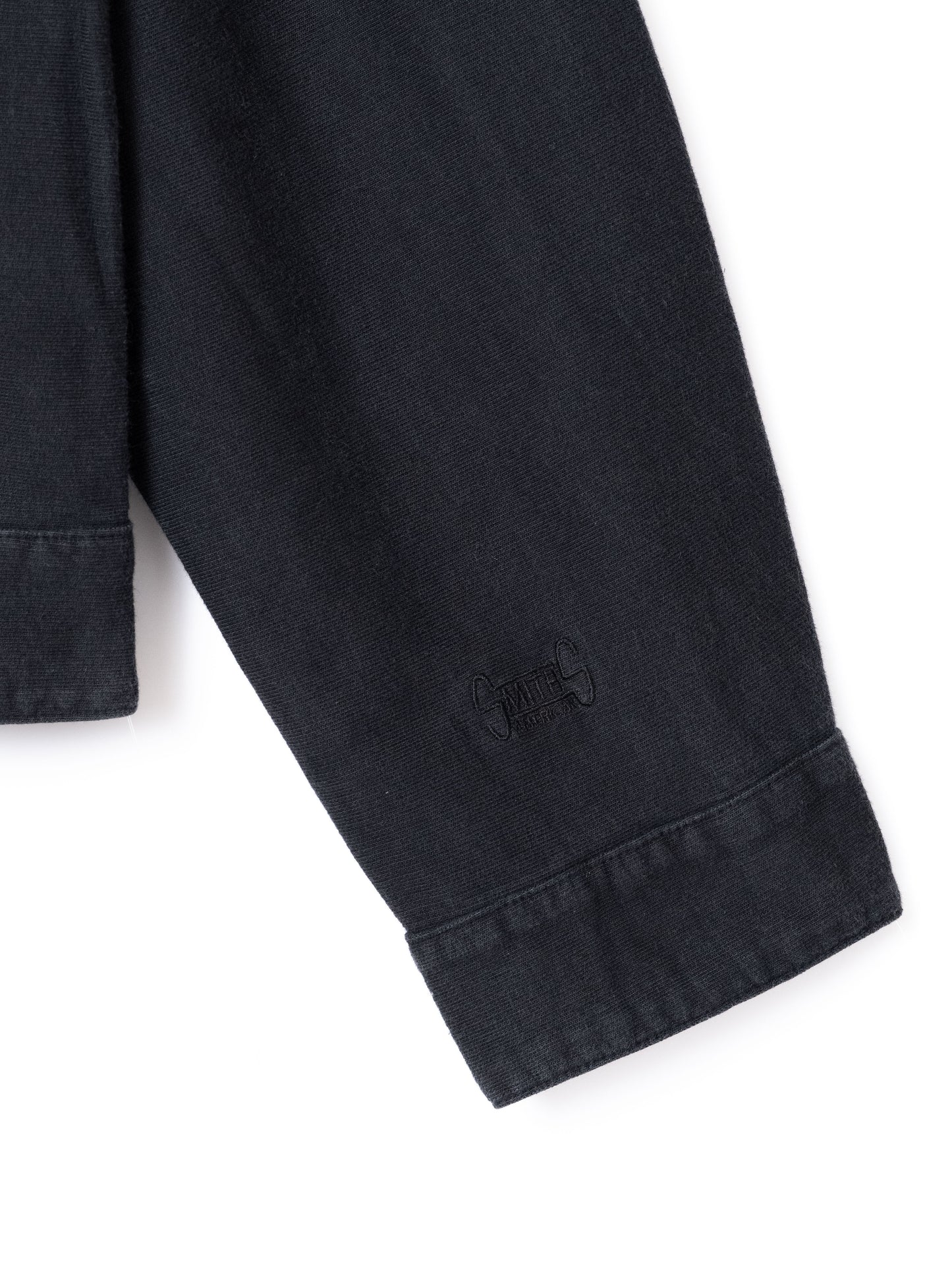 "LES HALLES" truck sweat / cotton vintage terry  [CHARCOAL]