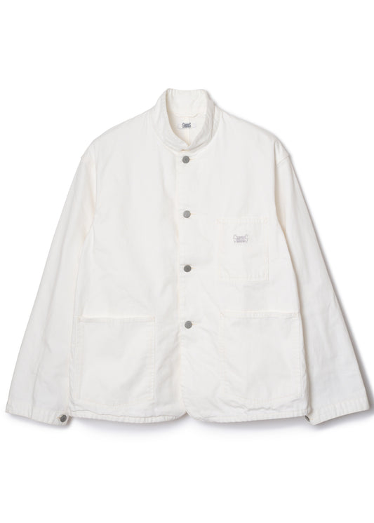 LES HALLES coverall / 10 oz. color denim  [WHITE DENIM]