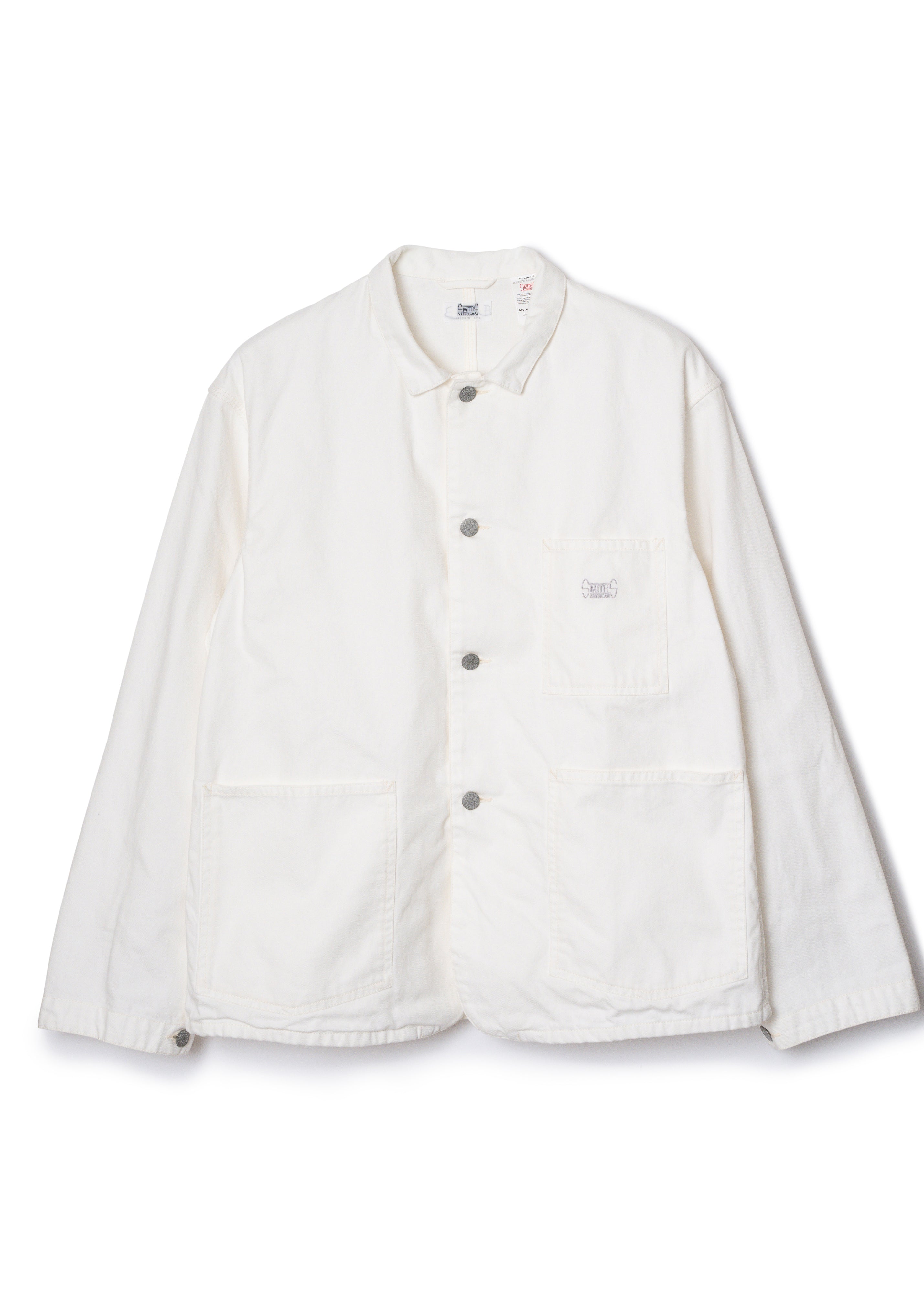 LES HALLES coverall / 10 oz. color denim [WHITE DENIM] – ER