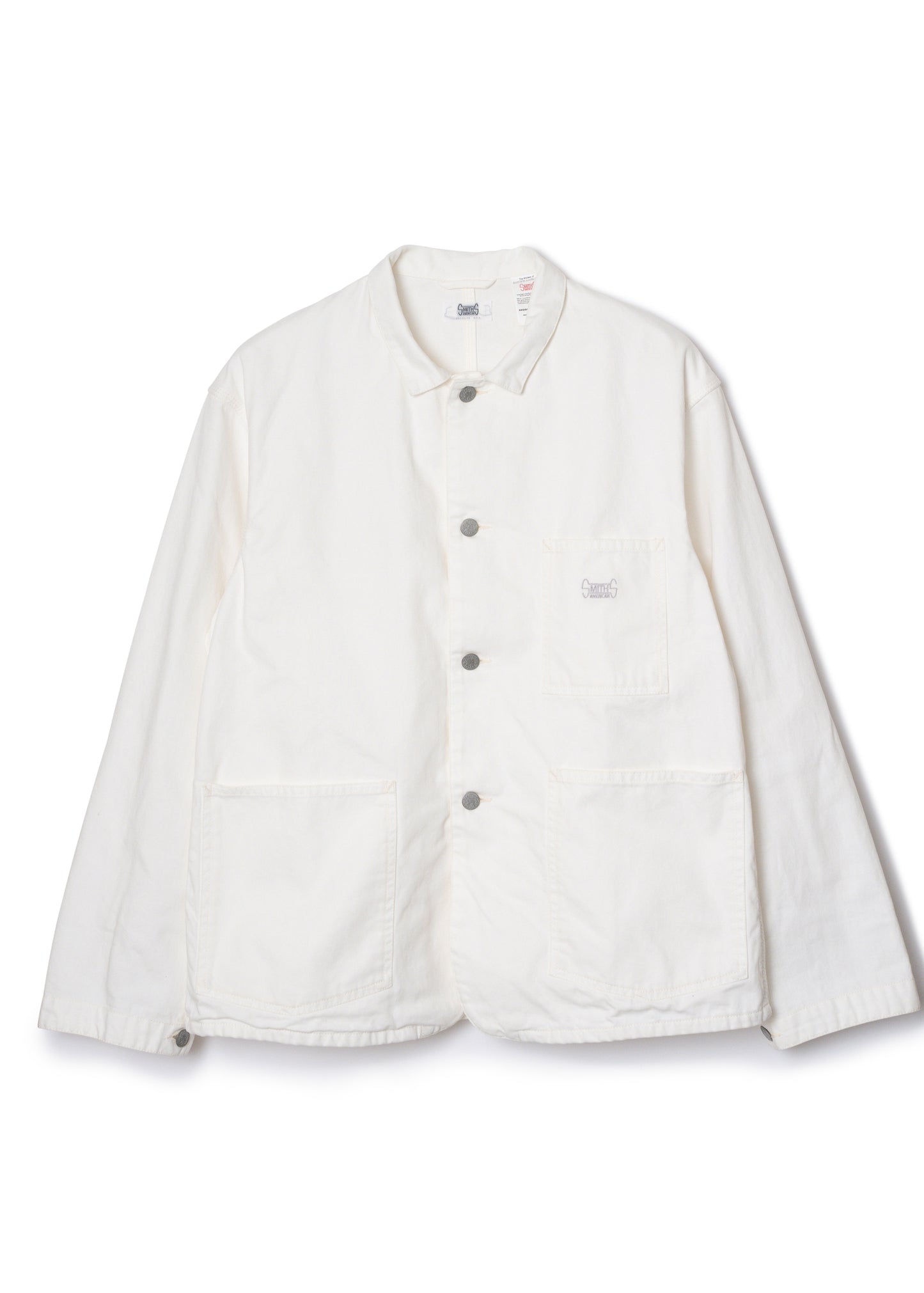 LES HALLES coverall / 10 oz. color denim  [WHITE DENIM]